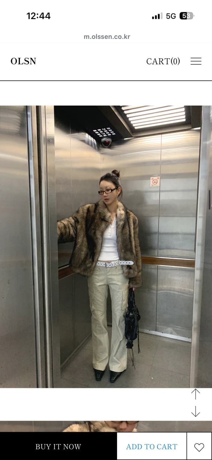 올슨워시드 슬림 카고 팬츠 (새상품) 상품이미지3