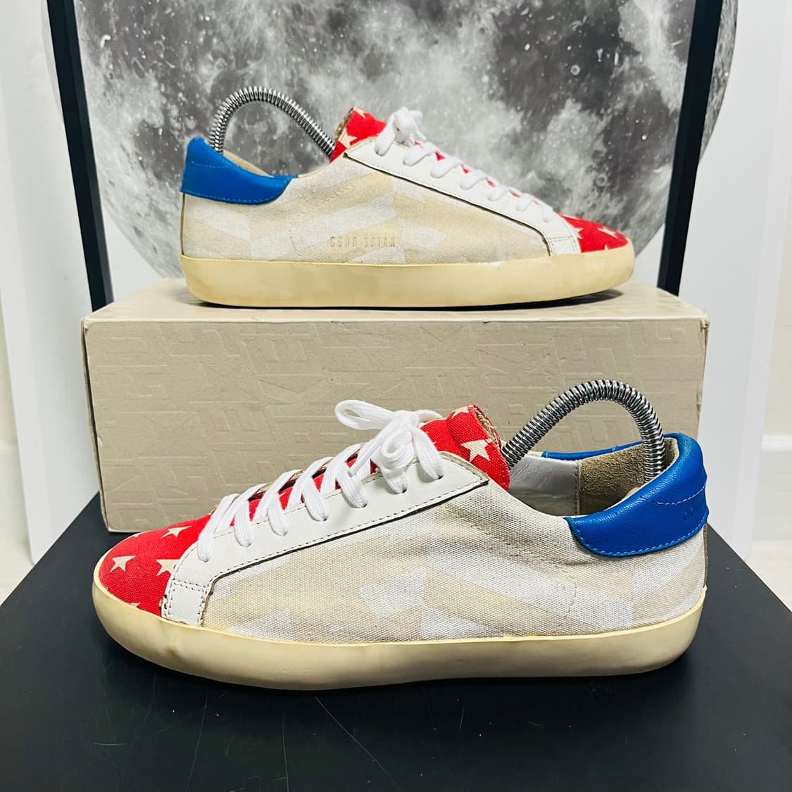 정품 39) 골든구스 성조기 빅플레그 스니커즈 250~255 상품이미지1