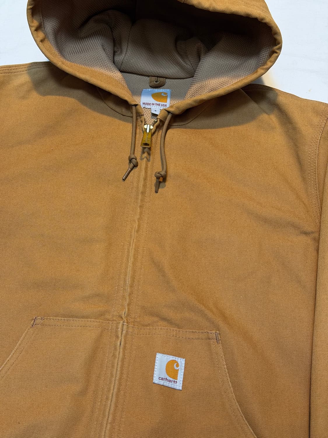 칼하트 USA 새상품급 액티브 후드 워크자켓 J131 BRN 상품이미지2