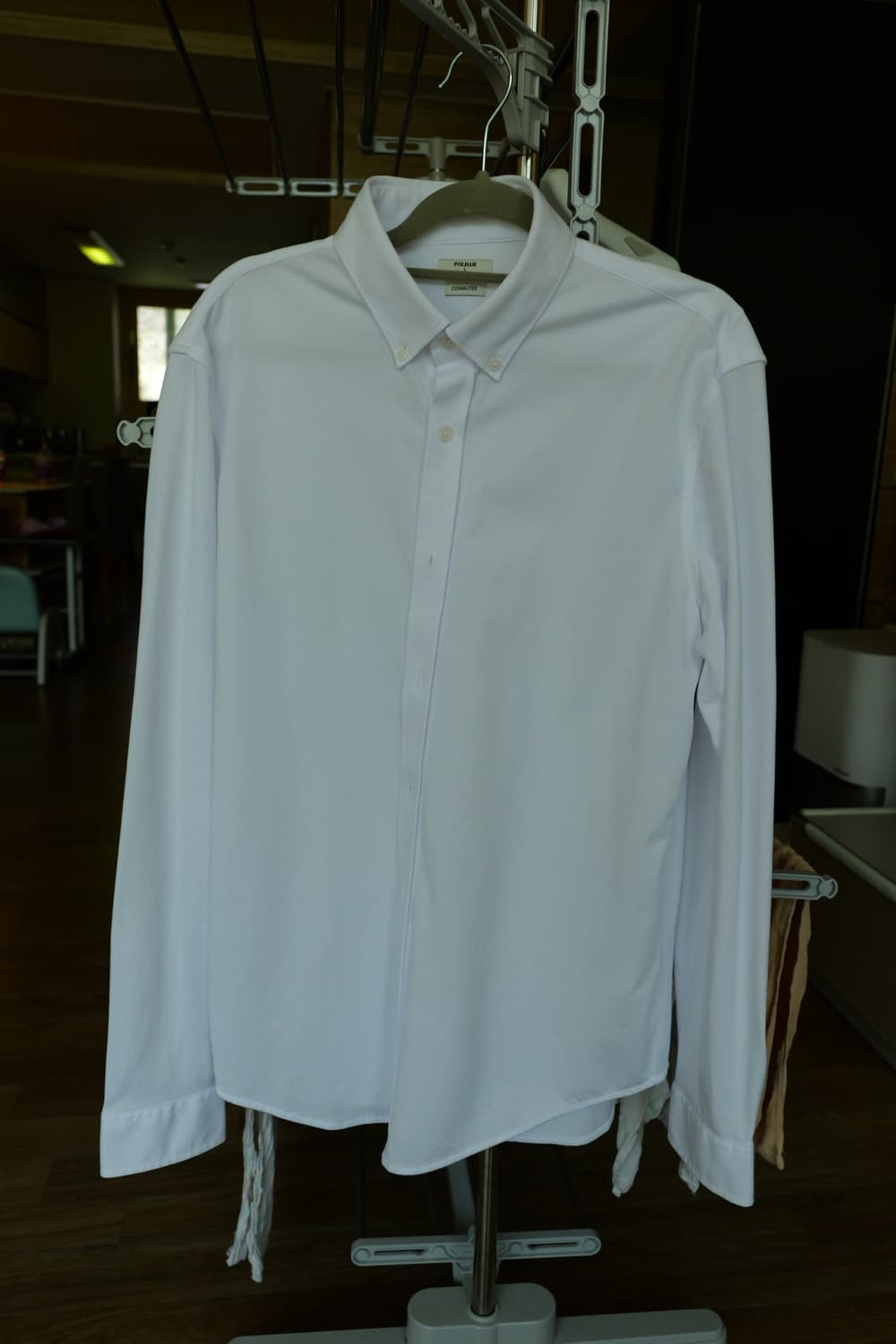 폴햄 화이트 버튼다운 셔츠 L (100~105) 상품이미지1