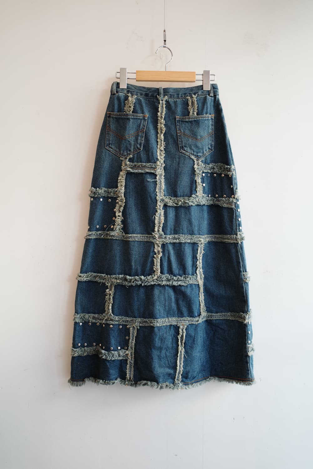 Japan brand 패치워크 데님 스커트 (25인치) 상품이미지6