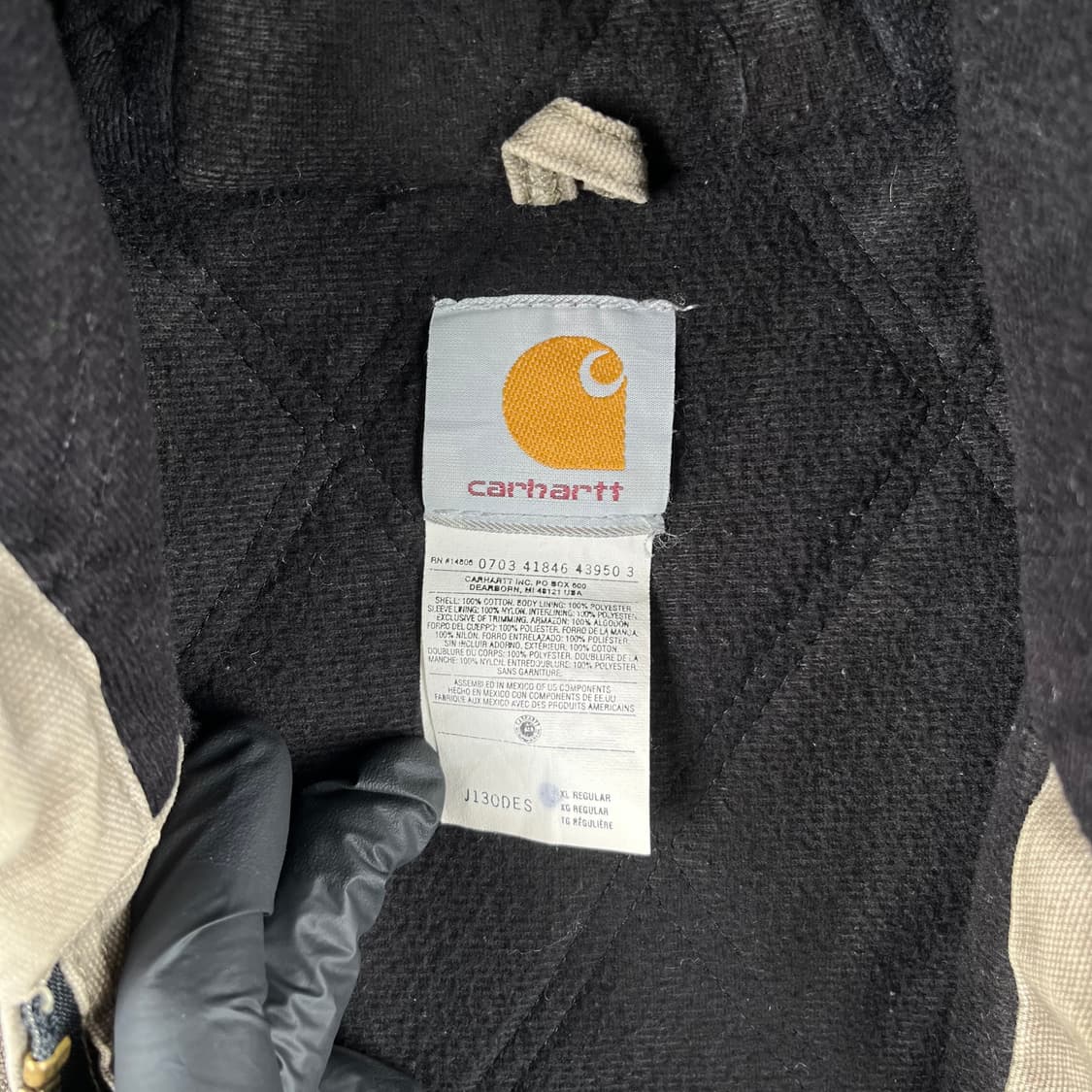 빈티지 칼하트 J130 DES 액티브 자켓 상품이미지5
