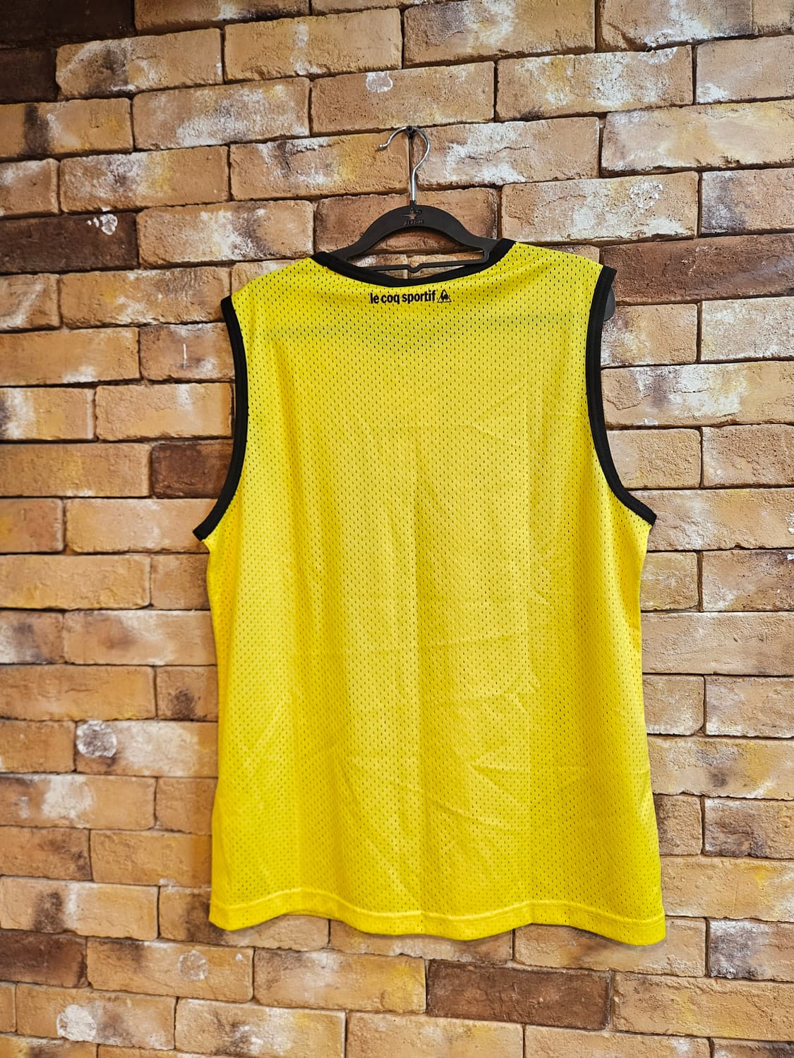 새상품)르꼬끄 스포츠 옐로우 민소매 95(M) 상품이미지2