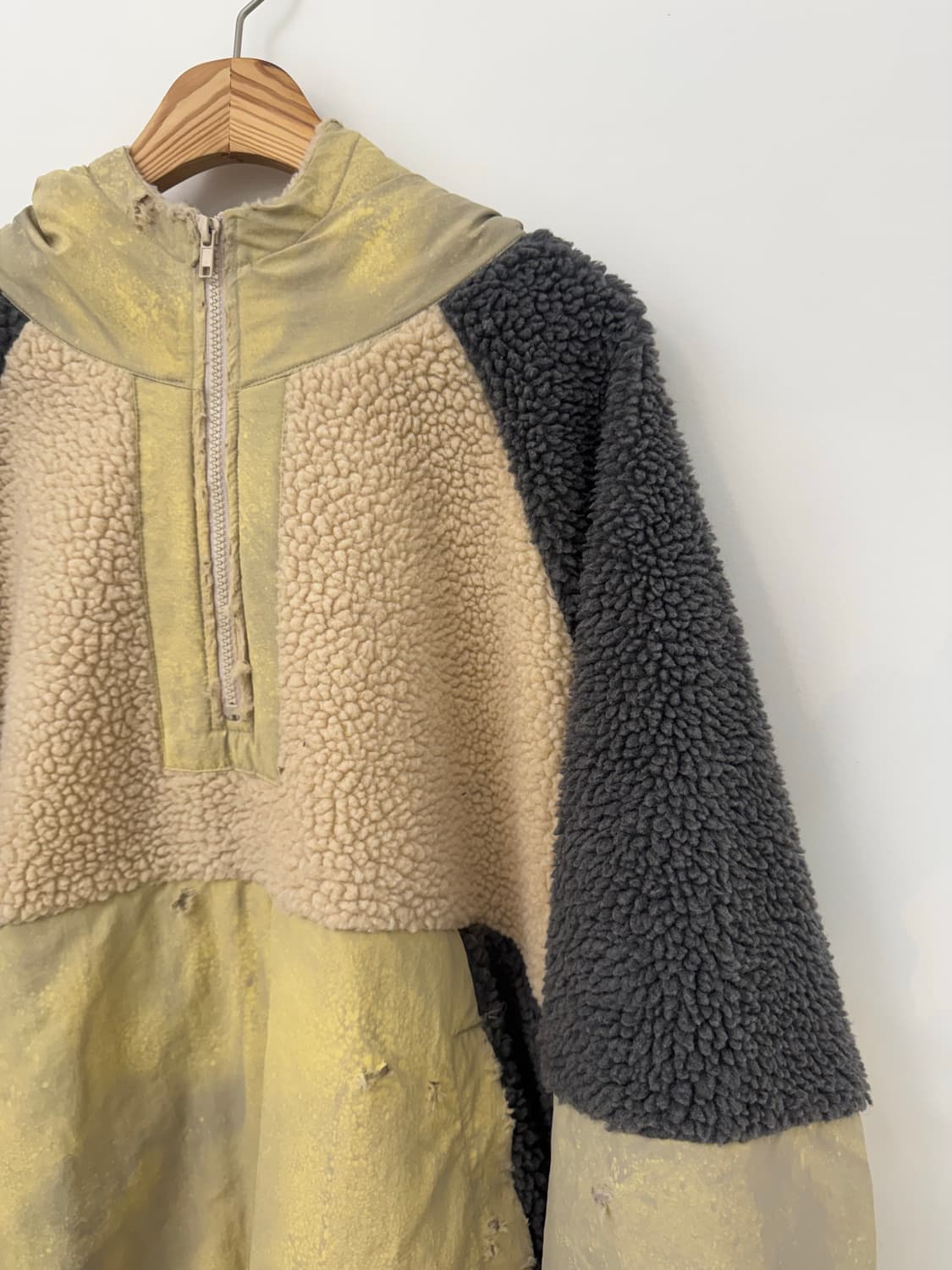 빈티지 나일론 양털 아노락 상품이미지2