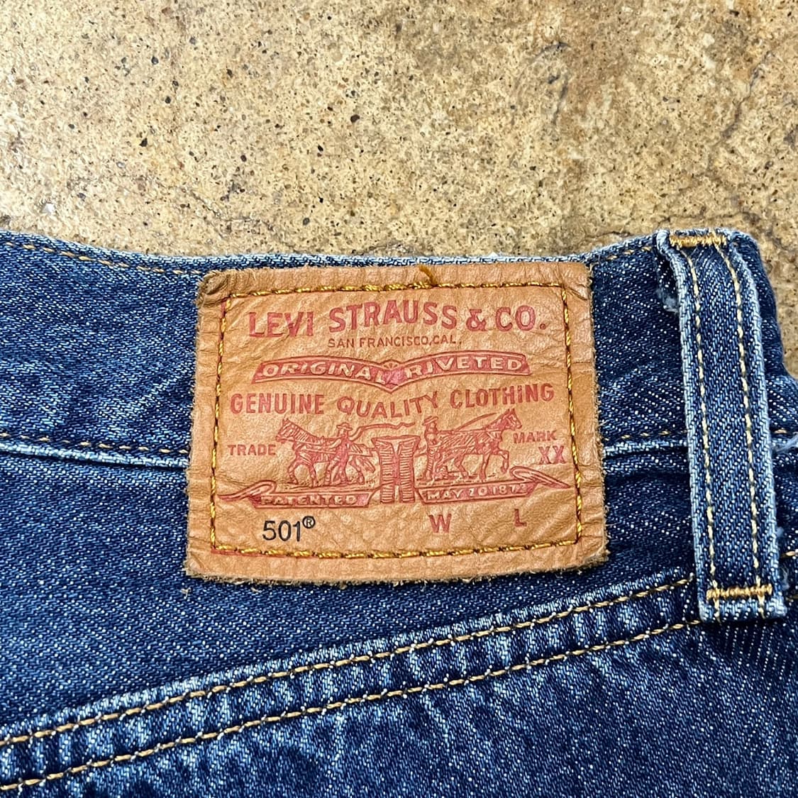 [정품] 리바이스 데님 청바지 진청 b17 상품이미지8