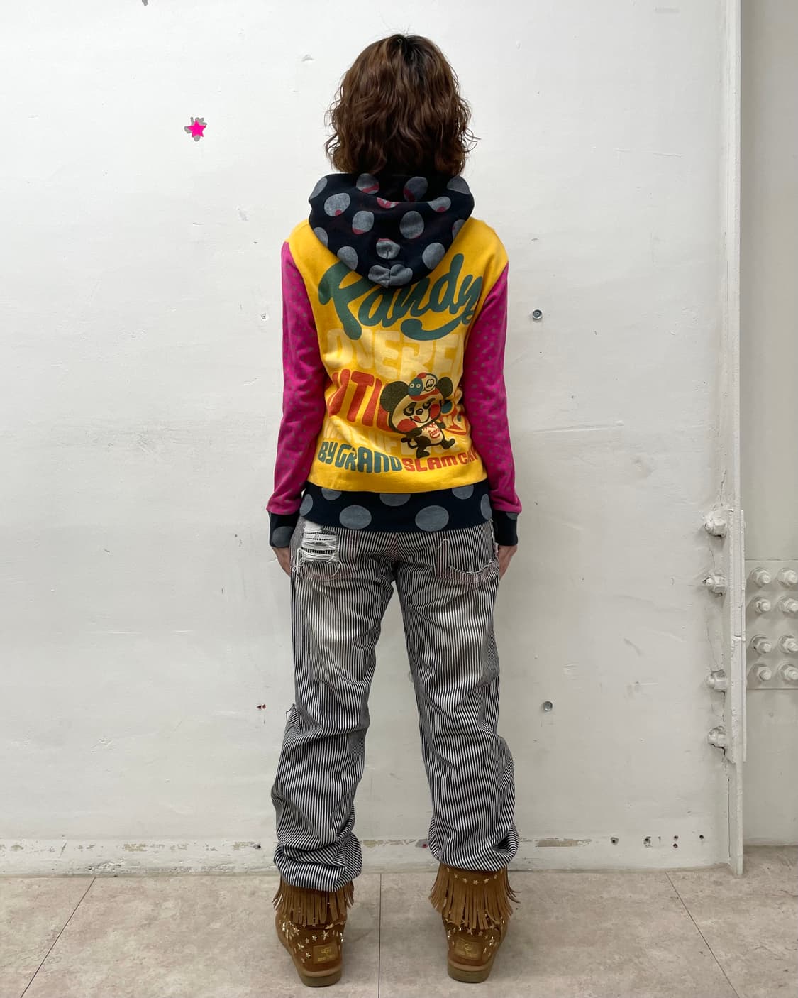 Love Revolution Panda Dot Multi Hoodie  상품이미지7