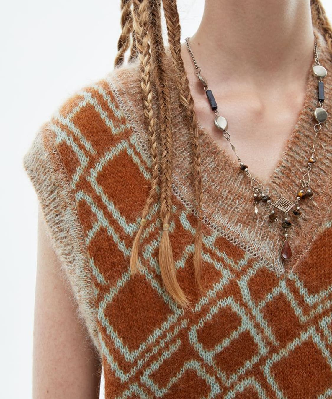 앤더슨벨 모헤어 니트 베스트 / 여성 조끼/ 여성 베스트  상품이미지2