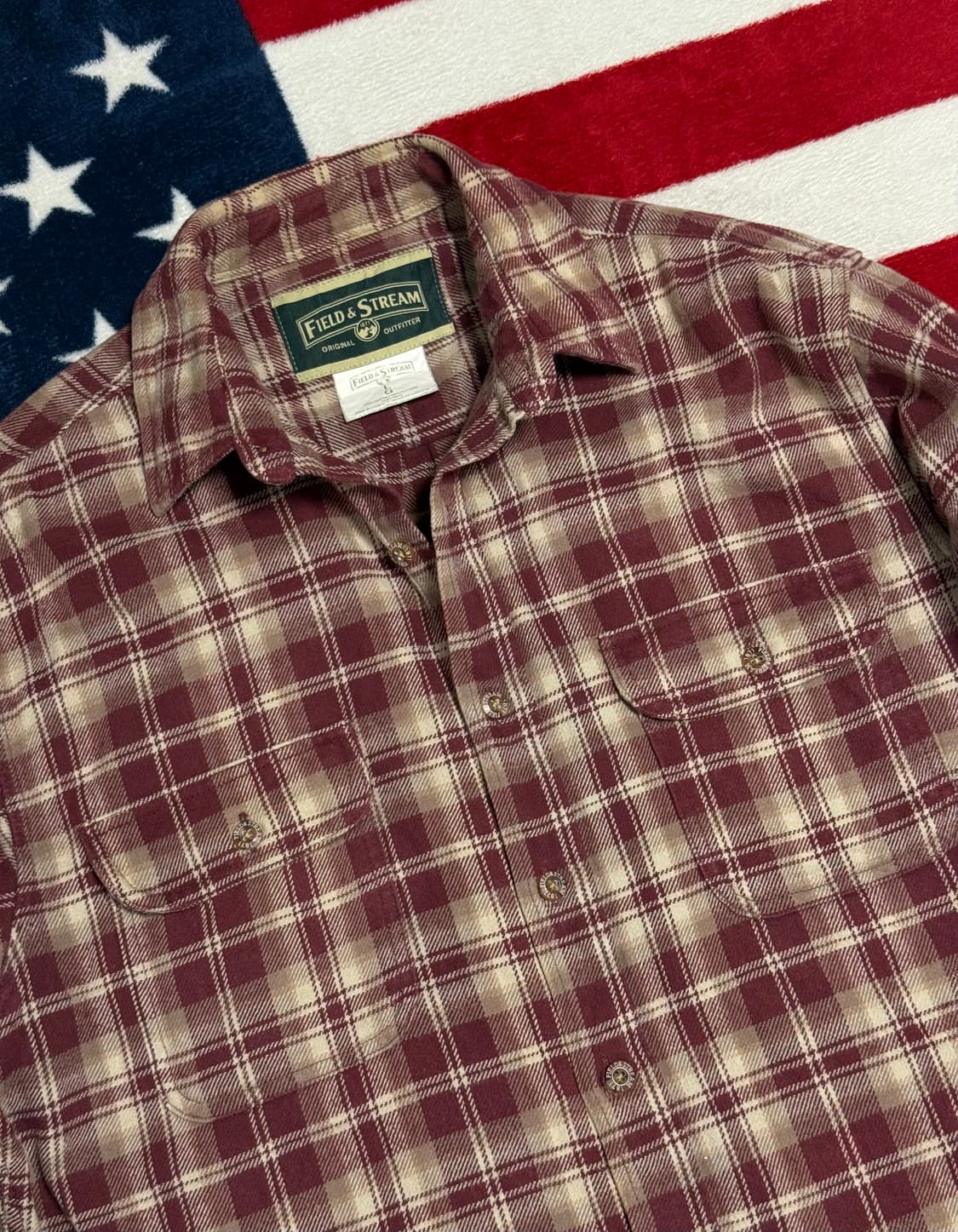 Field&stream flannel shirt필드앤스트림 헤비플란넬셔츠 상품이미지6