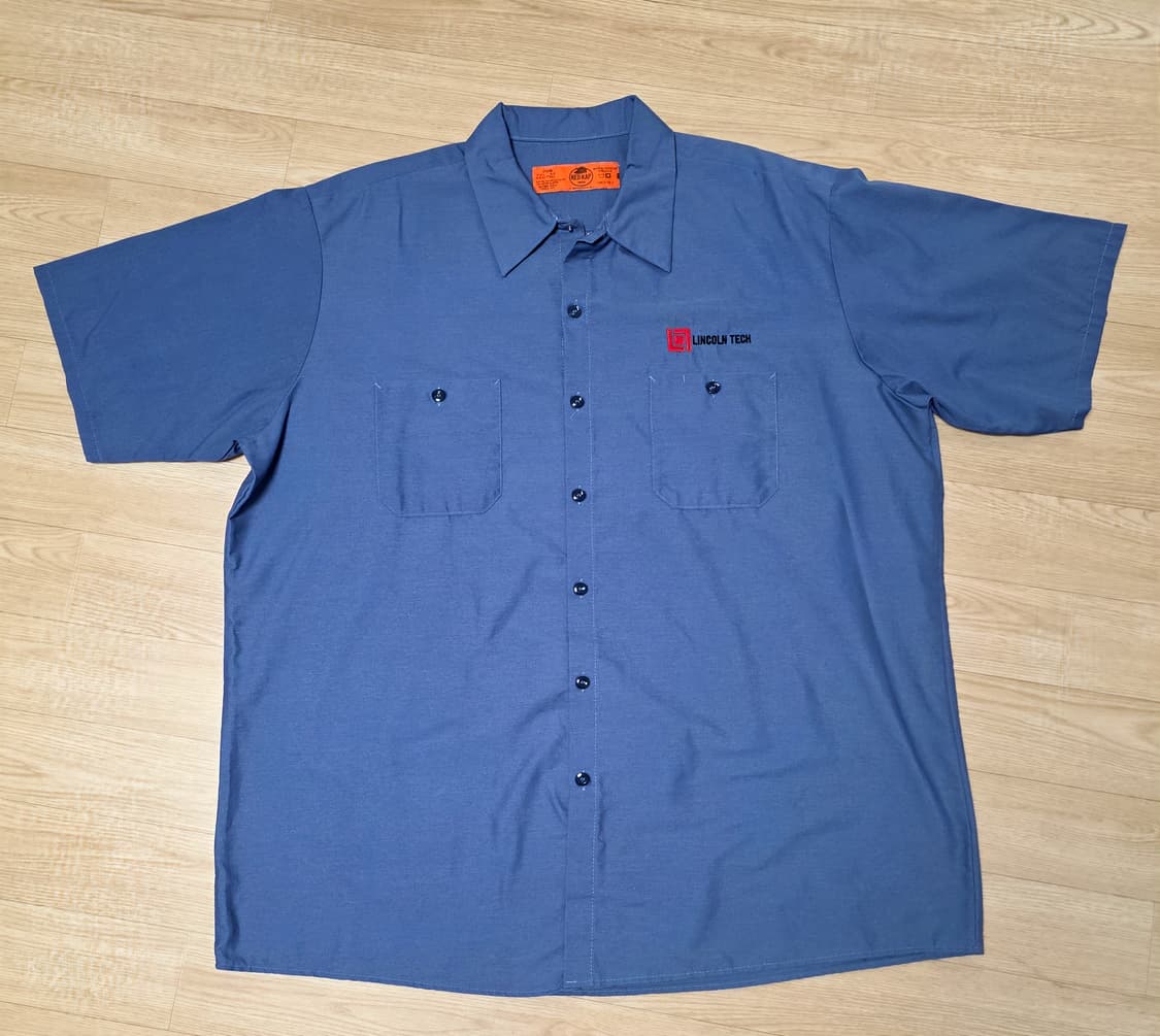 레드캡 USA 반팔 워크셔츠 2장 오버핏 XXL 상품이미지6