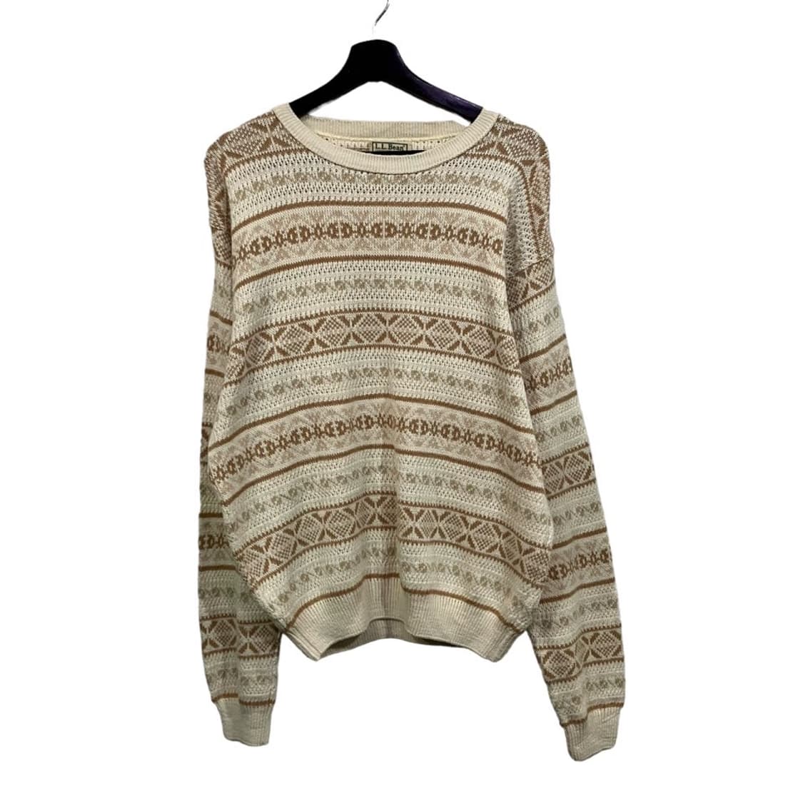 엘엘빈 패턴 니트 상품이미지2