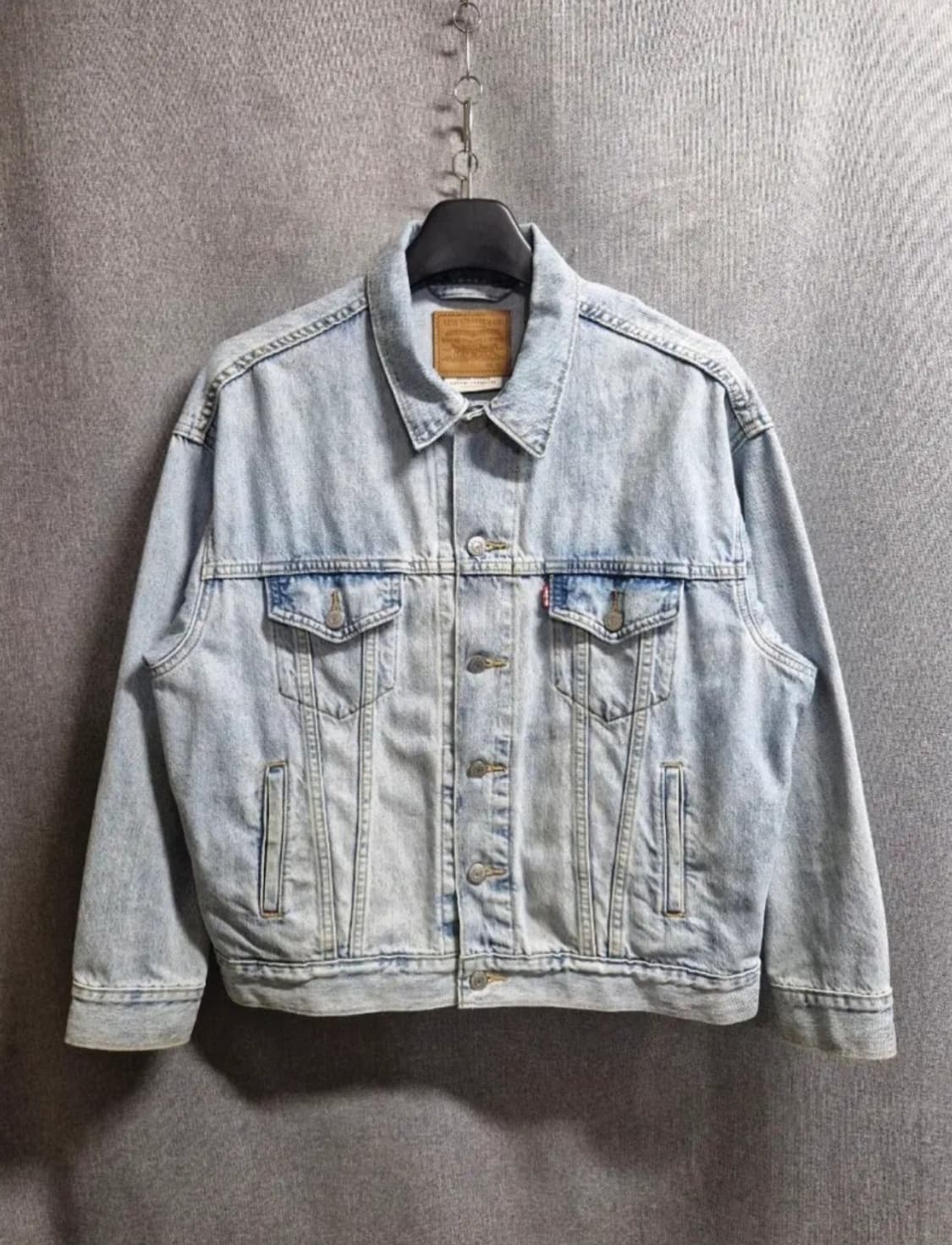 리바이스 프리미엄 트러커 데님자켓 M (워터리스) / 상태최상급 상품이미지2