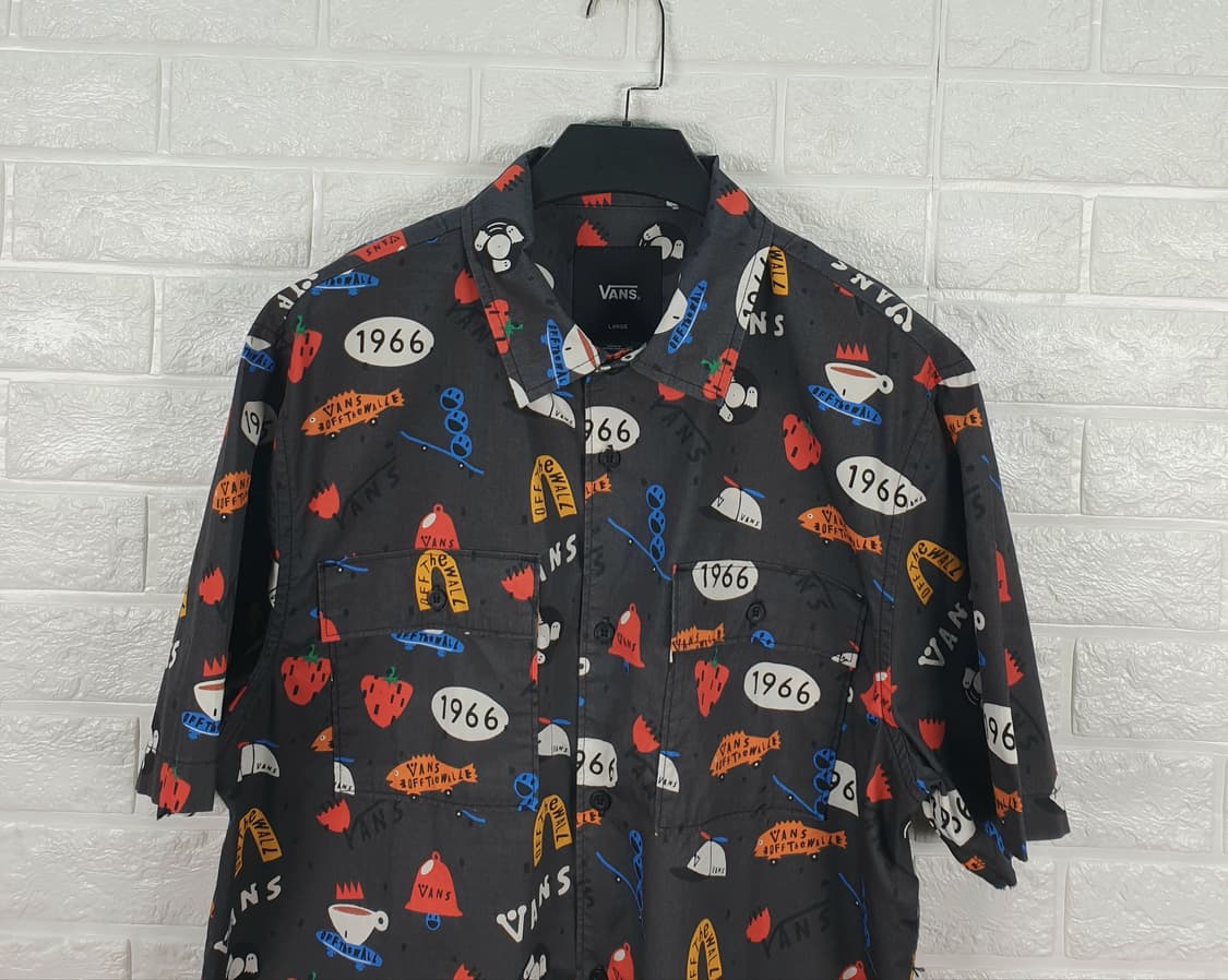 [105]반스 그래픽 프린츠 반팔 셔츠 상품이미지4