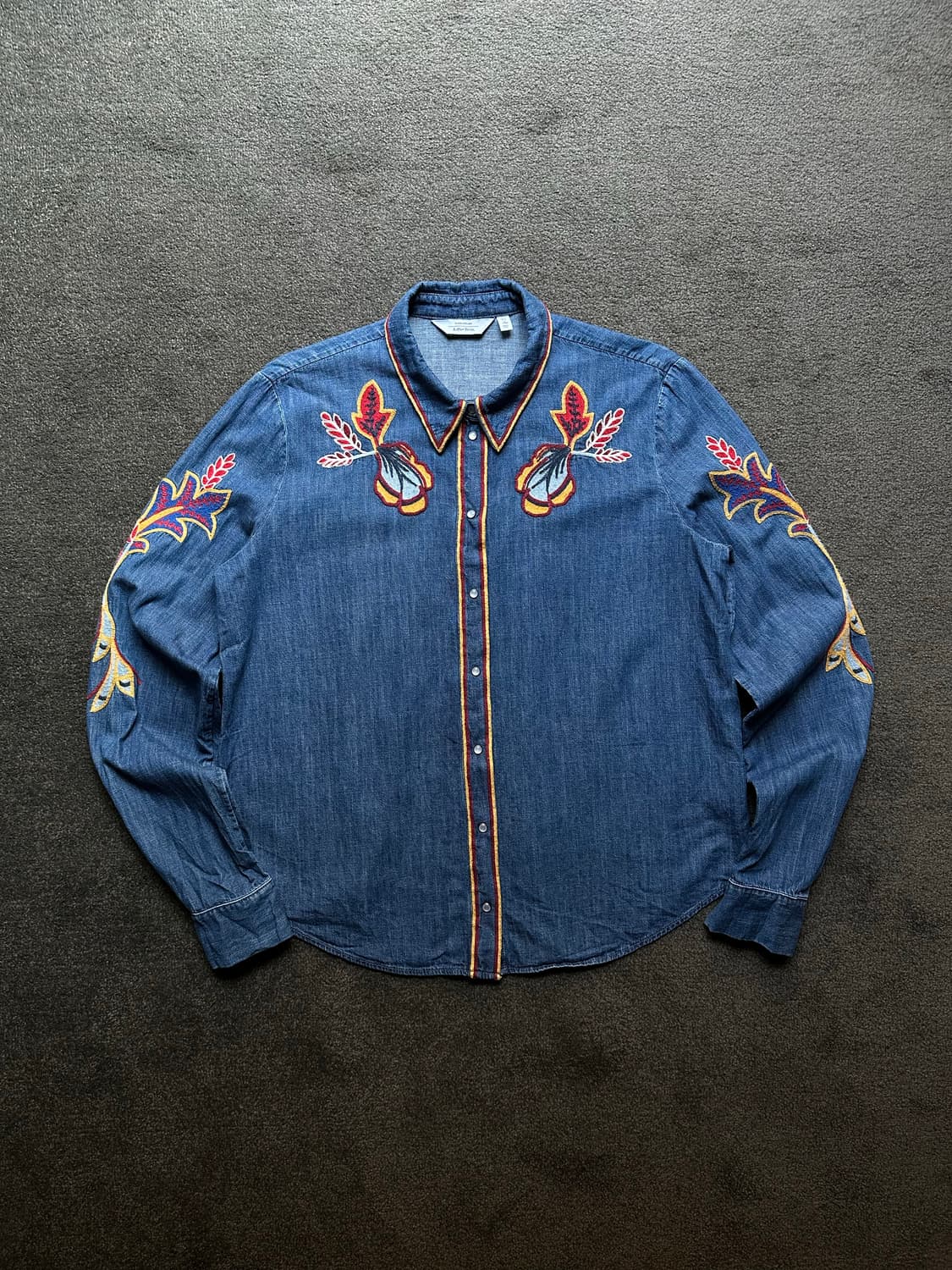 & Other Stories 자수 데님 셔츠 42 [M] 상품이미지1