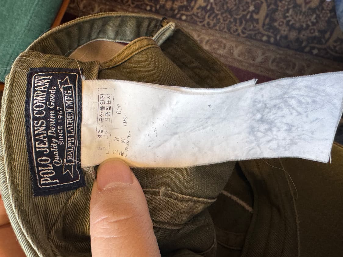 폴로 진스 00s 밀리터리 패치 볼캡 상품이미지4