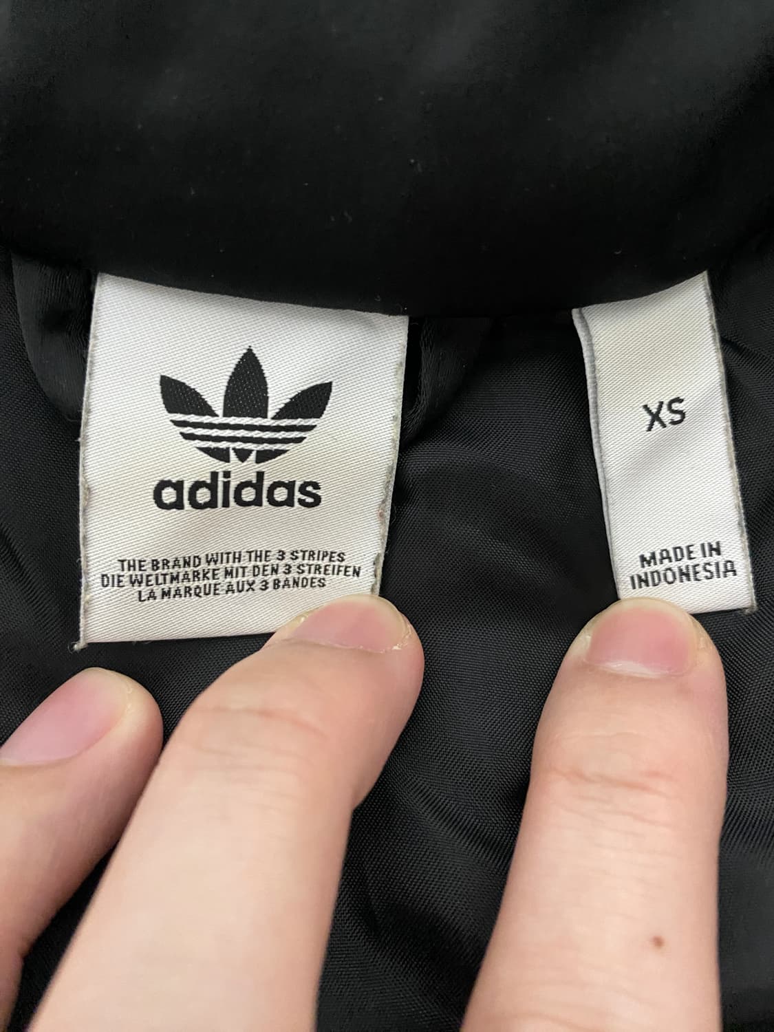 아디다스 새틴 트랙탑 XS 상품이미지3