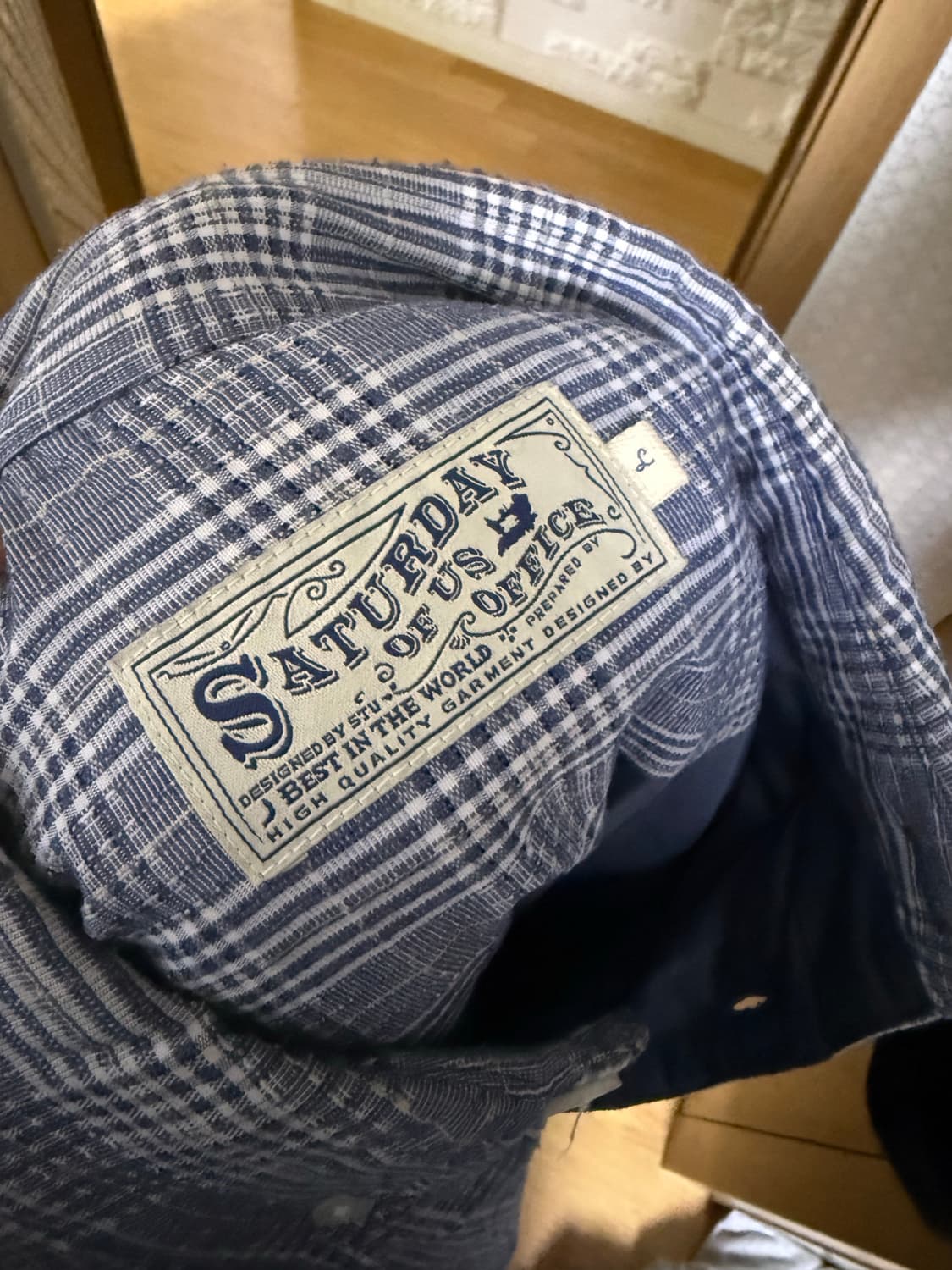 stu 패딩셔츠 패디드 셔츠 L 구스다운 상품이미지8