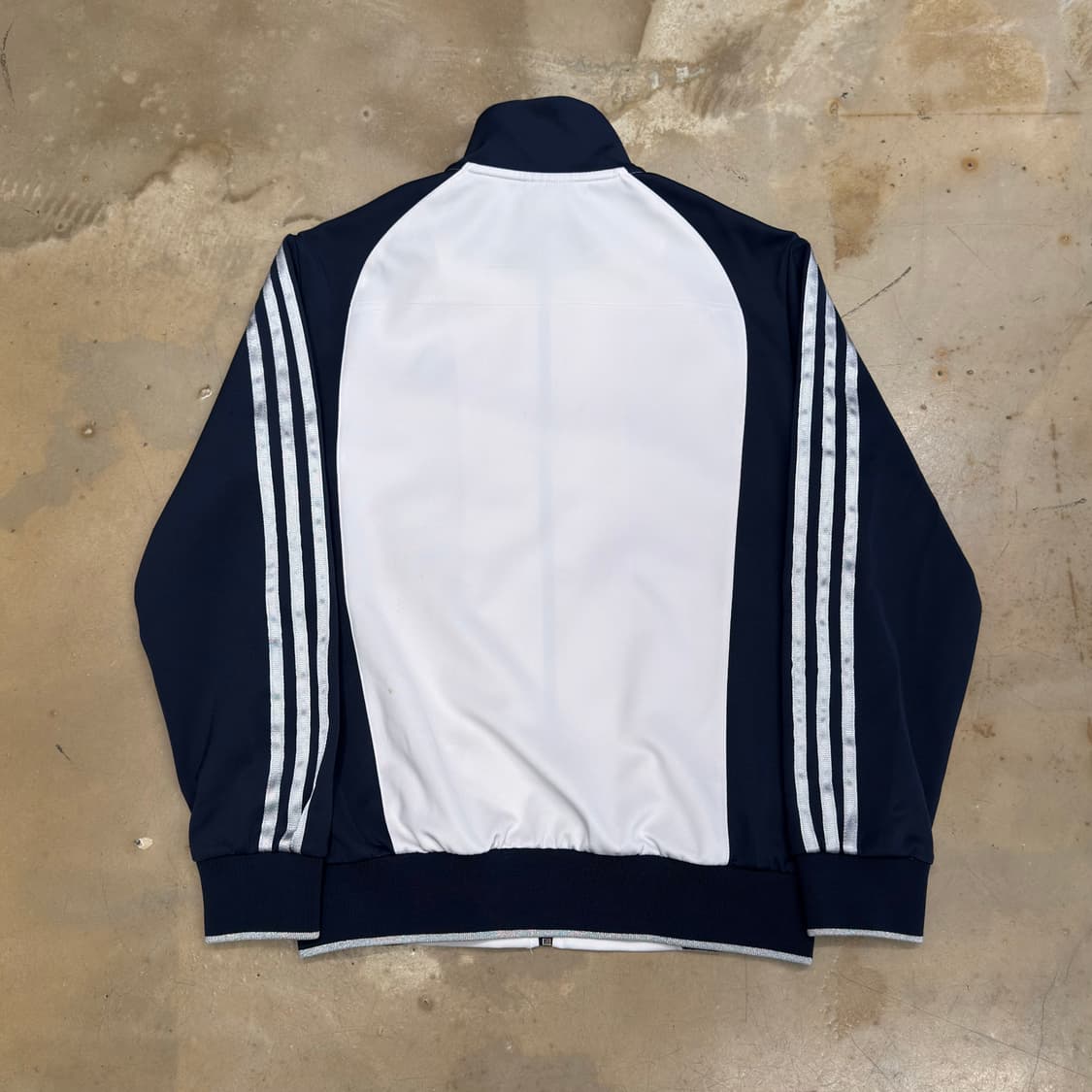 85 아디다스 첼시 화이트 네이비 배색 트랙탑 상품이미지3
