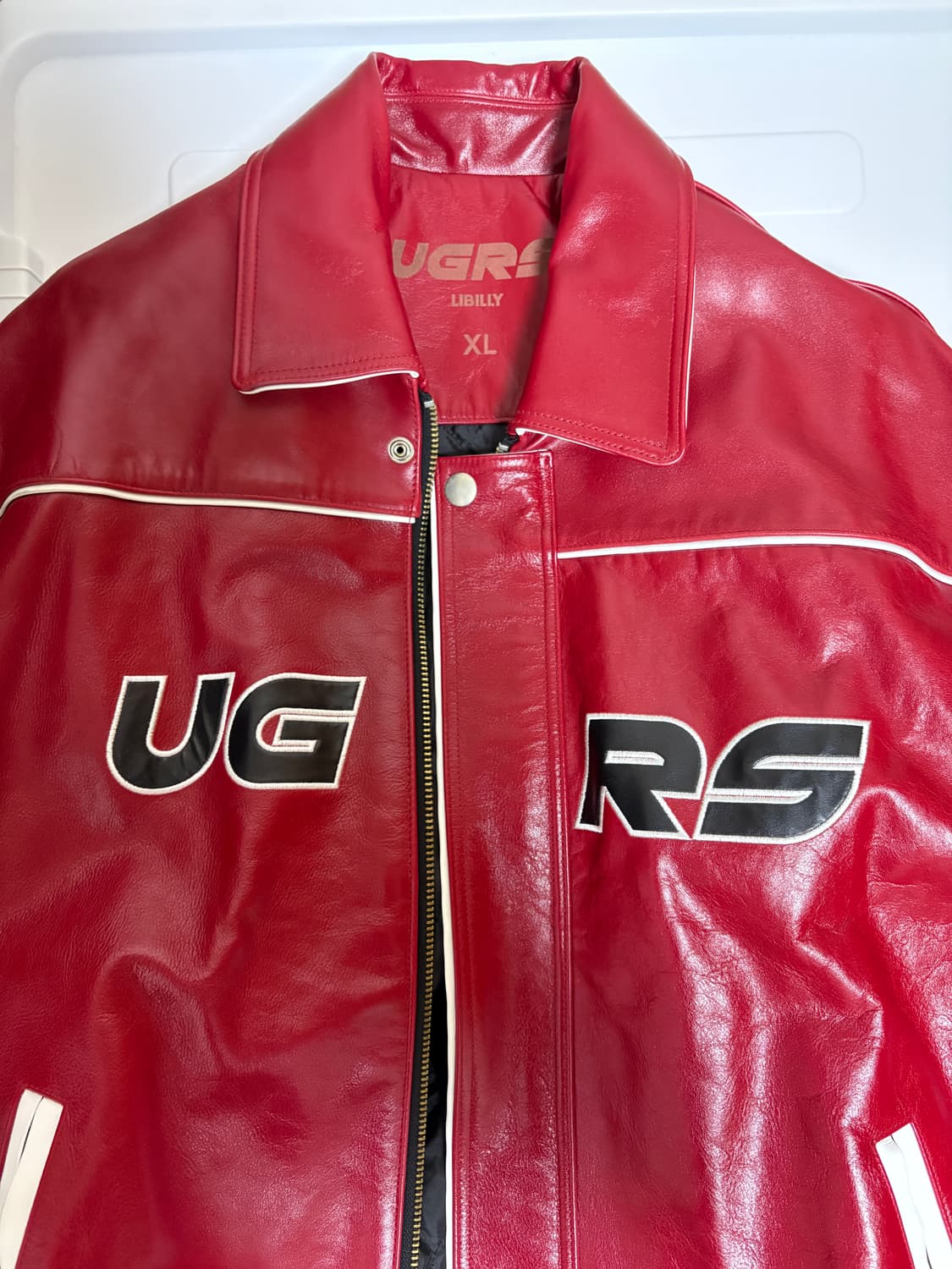 [한정판] 창모 리빌리 UGRS 레더자켓 XL 상품이미지1