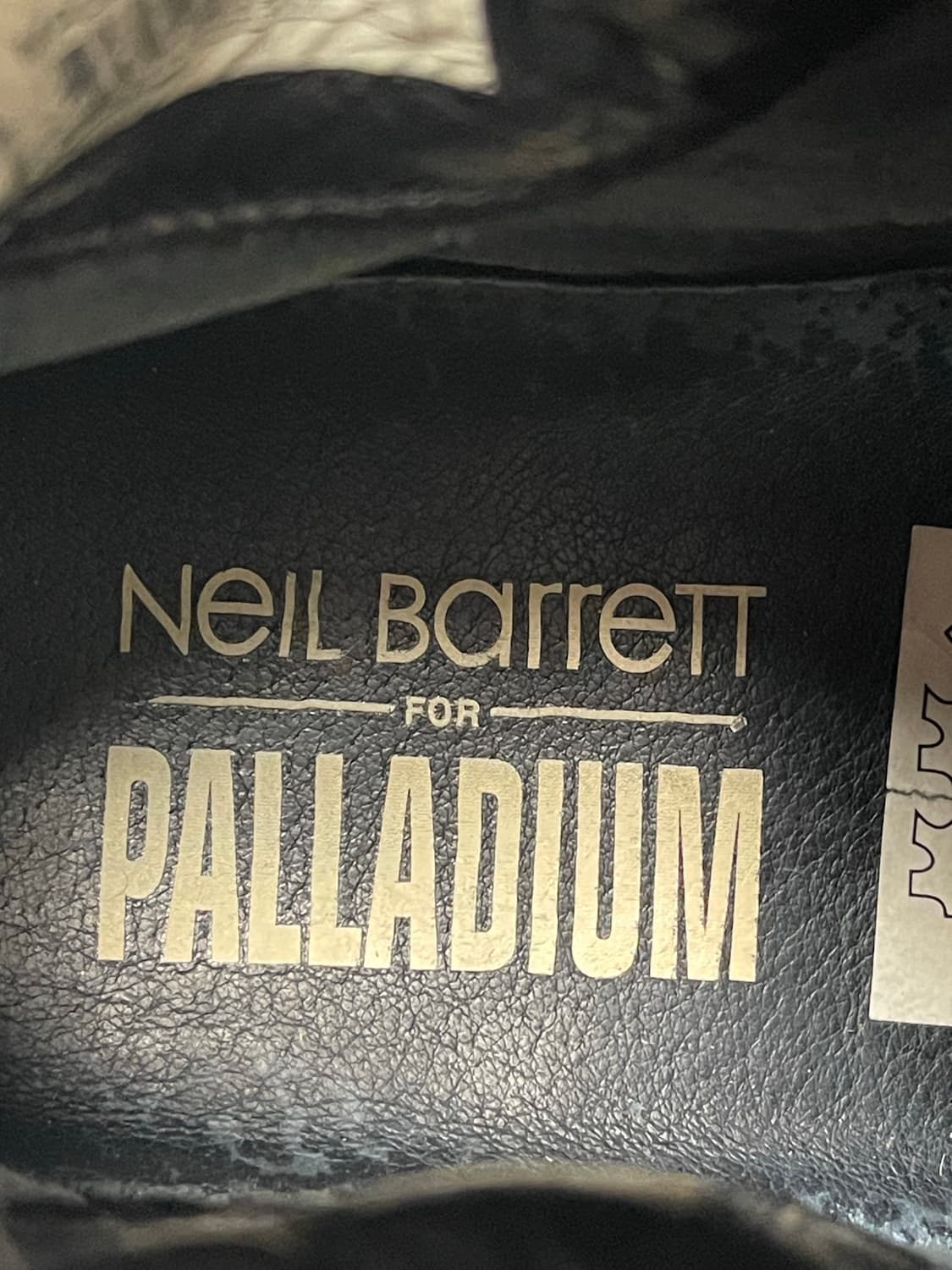 닐 바렛 x 팔라디움 콜라보 NB BAGGY BLACK 가죽 부츠 260 상품이미지9