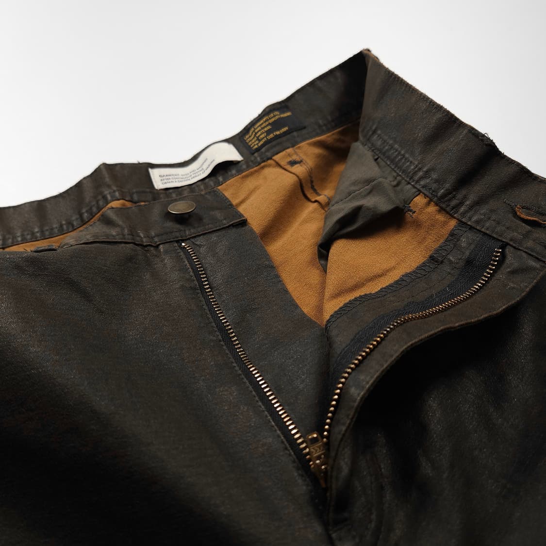 라퍼지스토어 루즈핏 코팅 카펜터 워크 팬츠 브라운 (M) 상품이미지5