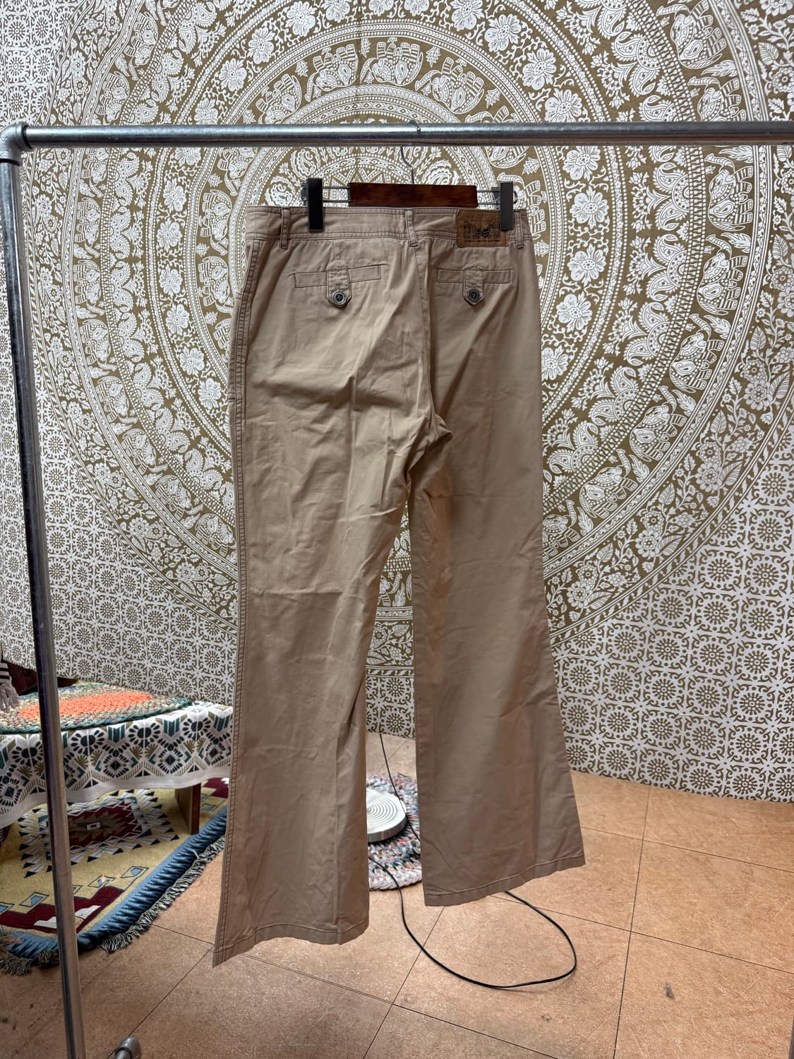 빈티지 지퍼 디테일 코튼팬츠 (Z1040) 상품이미지5