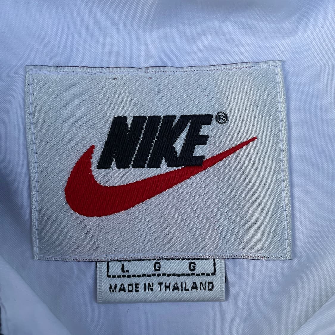 90s 나이키 빅로고 스펠아웃 미드 스우시 트랙자켓 올드스쿨 바람막이 L 상품이미지8