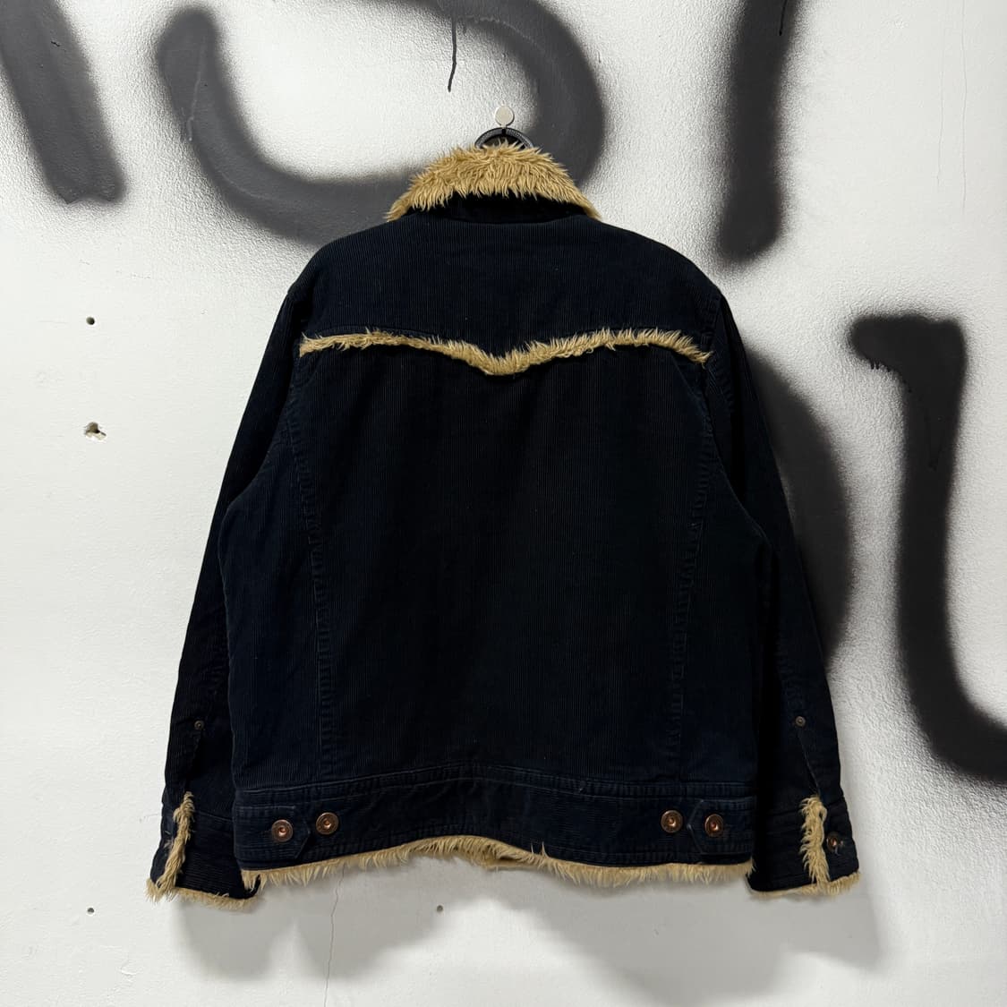 UnderWood 언더우드 코듀로이 골덴 퍼 디테일 트러커 자켓 상품이미지2