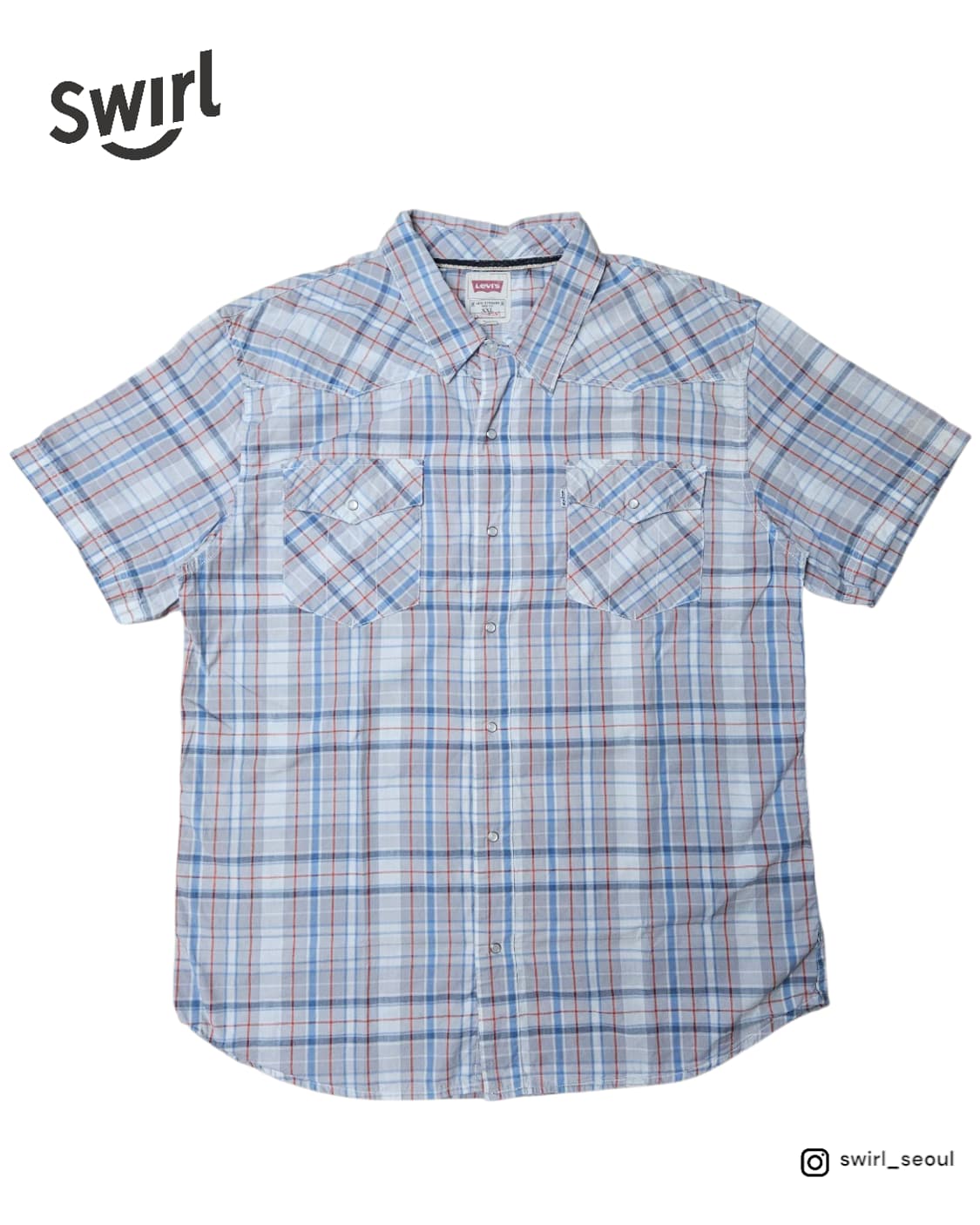 Levis 00's western half shirts 상품이미지2