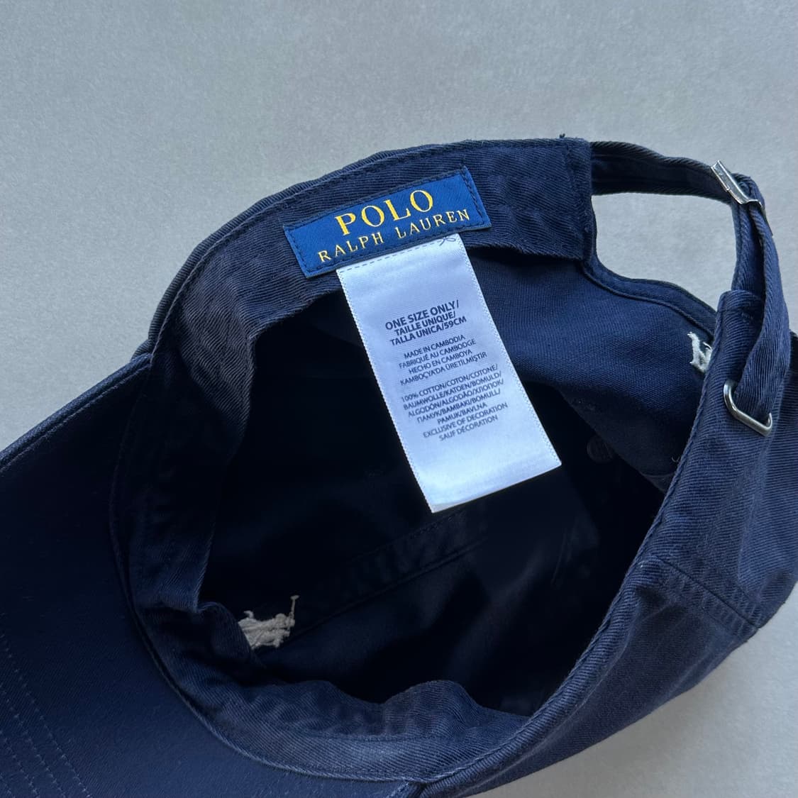 폴로 랄프로렌 네이비 치노 여성 볼캡 모자 상품이미지9
