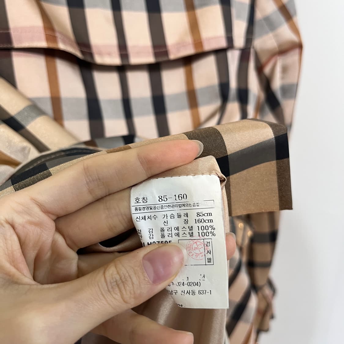 닥스 여성 체크 자켓 상품이미지4