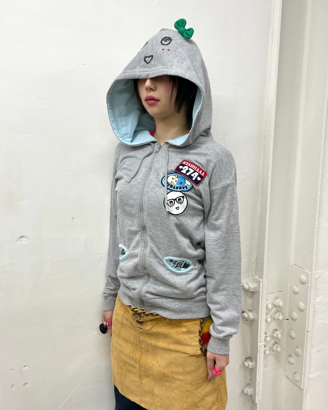 Sprout Wappen Grey Hood Zip-Up  상품이미지5