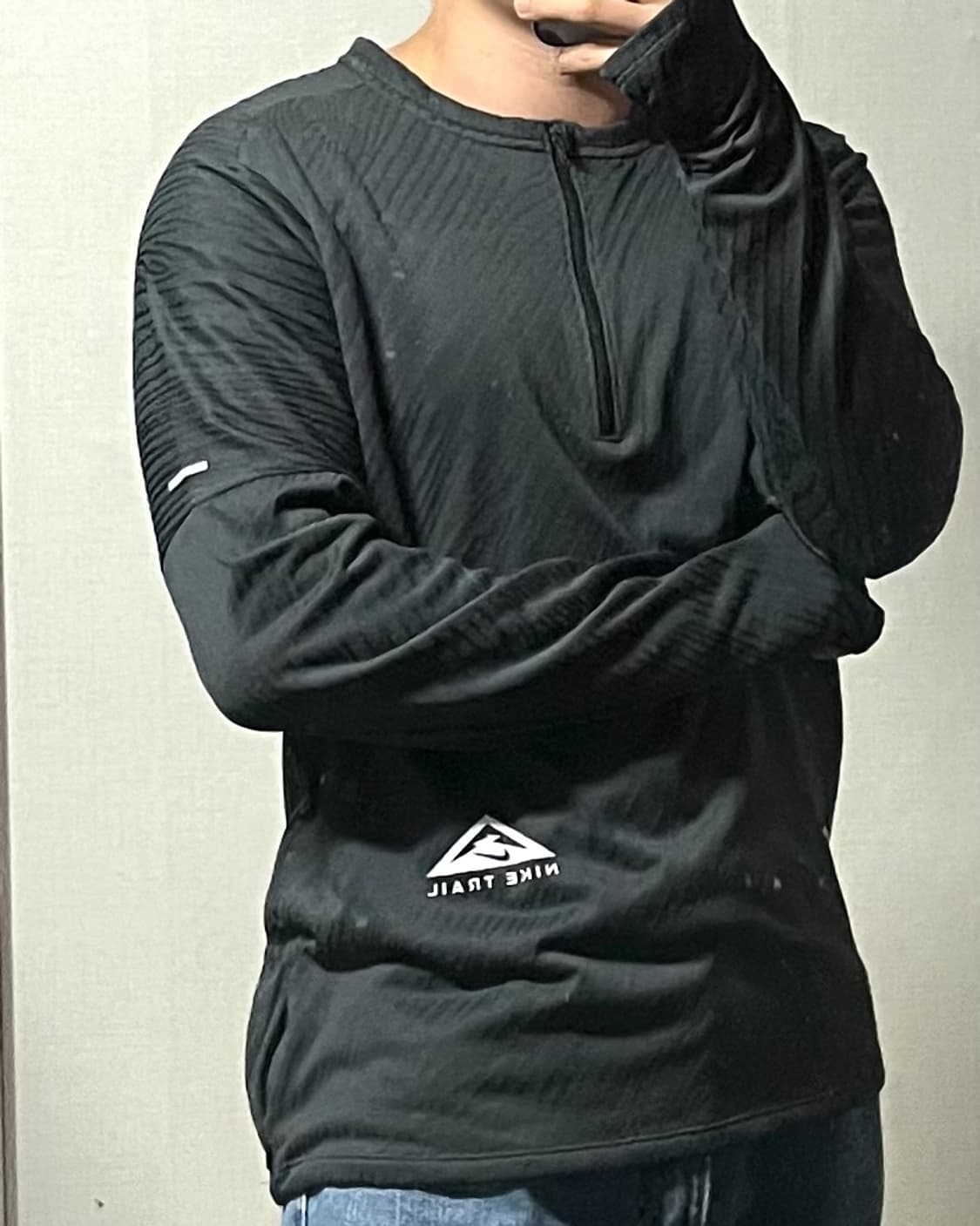 나이키 트레일 러닝 하프 집업티 상품이미지2