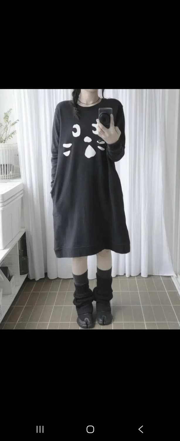 빈티지 네넷냐 블랙 원피스 [코야빈티지, 마루빈티지, 모리코가토] 상품이미지1