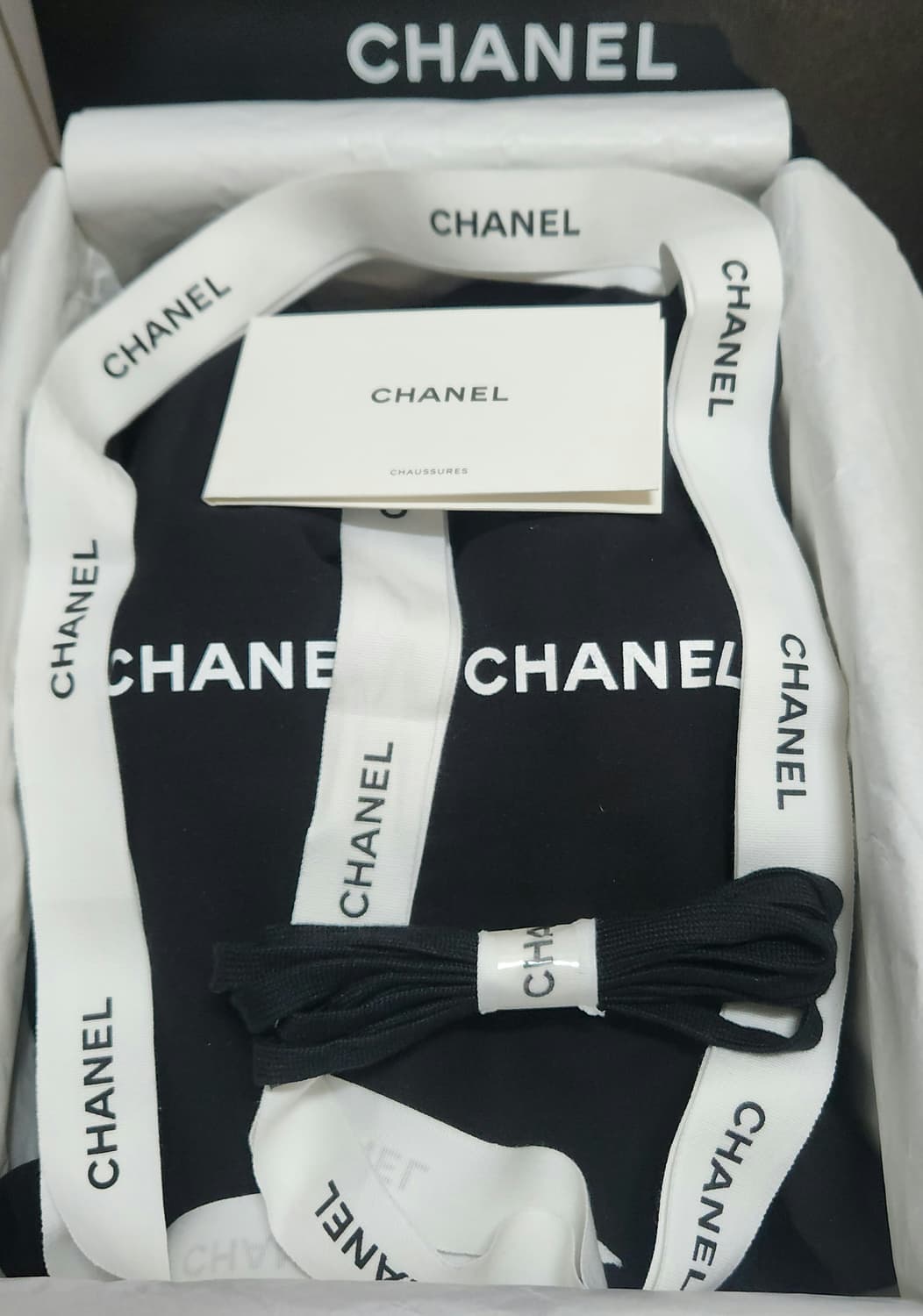 [정품) 샤넬 스니커즈 운동화 메쉬 스웨이드 카프스킨 테니스 37 새상품 상품이미지8