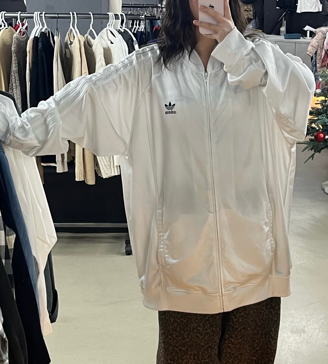 아디다스 화이트 져지 상품이미지1