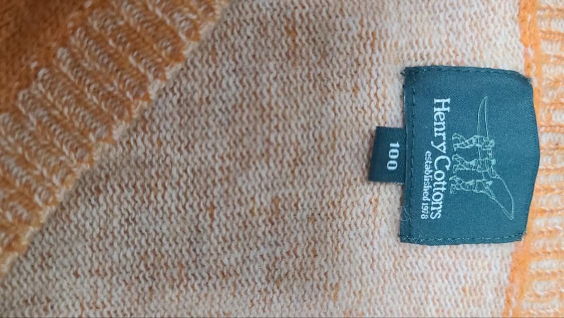 헨리코튼 V넥 니트 100 상품이미지3