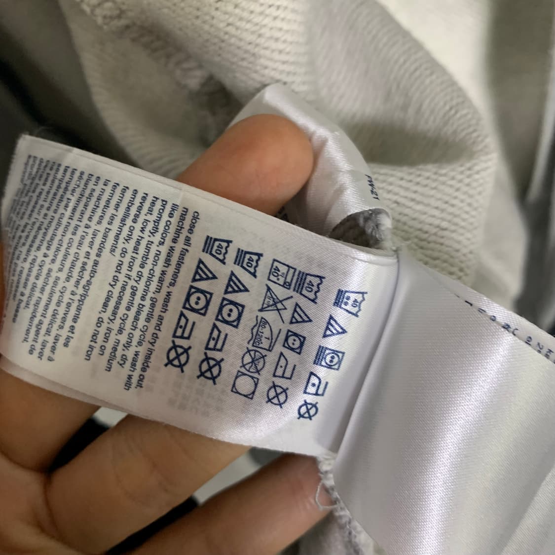 타미진스 타미힐피거 빈티지 그레이 후드집업 XL 상품이미지7