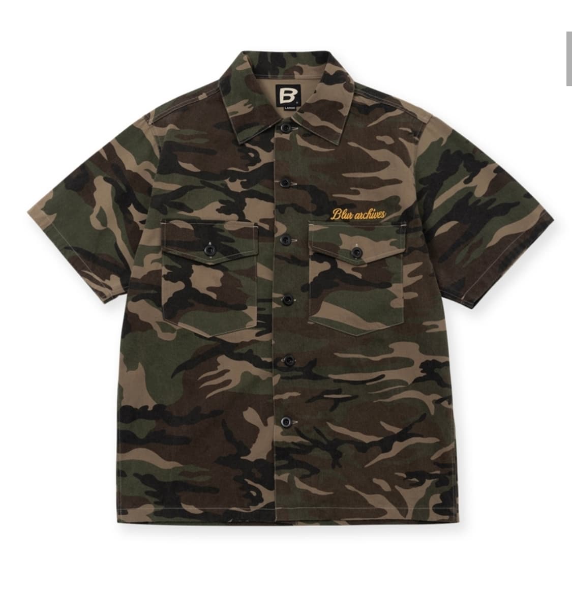 블러 카모폴라쥬 셔츠 상품이미지1