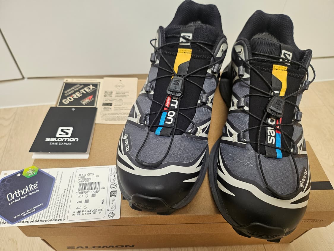 살로몬 XT-6 고어텍스 블랙 에보니 235 아머스포츠 정식수입 상품이미지1