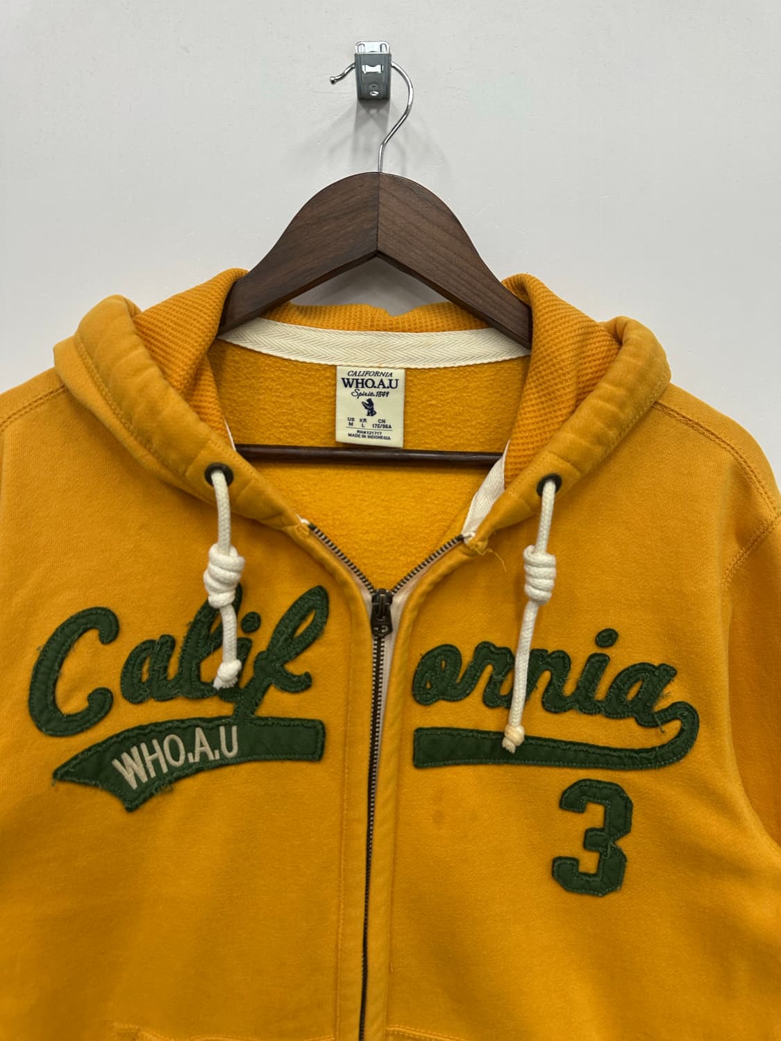 후아유 머스타드 후드집업  상품이미지2