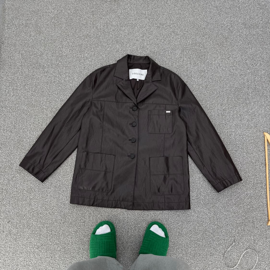 루에브르 가죽 자켓  상품이미지1