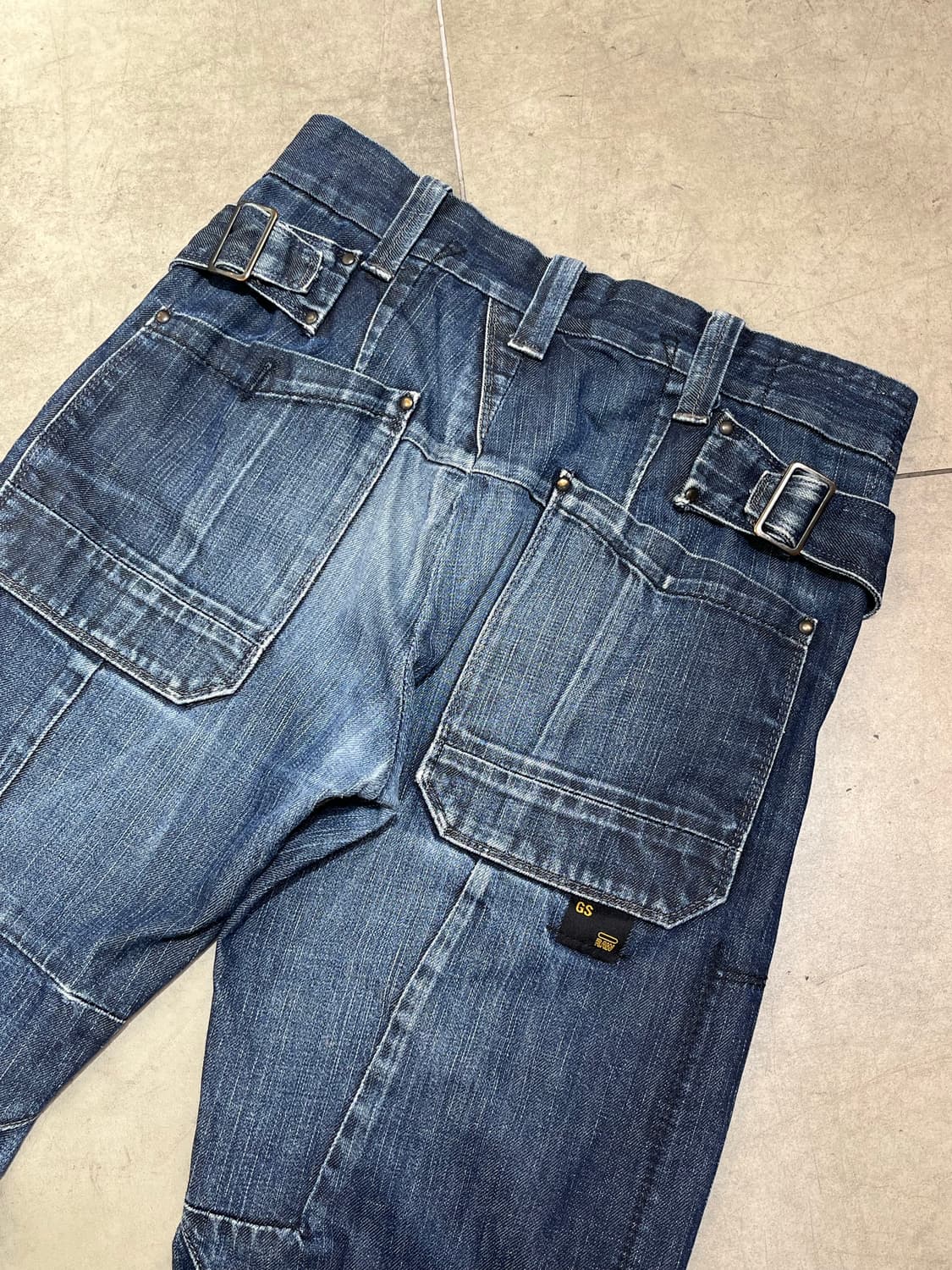 G-Star Raw 락펑크 버클 와이드 데님 팬츠  상품이미지2