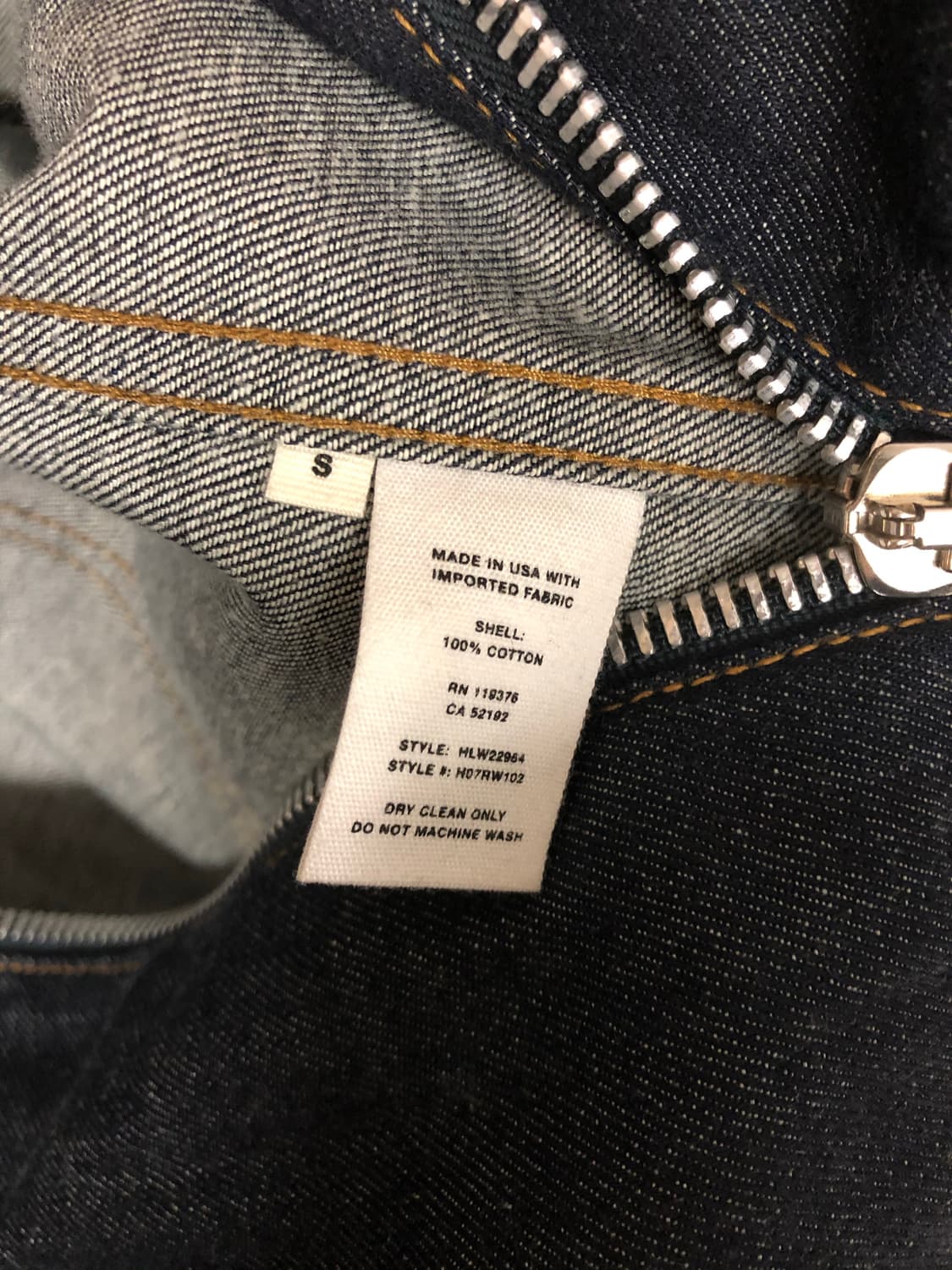 Helmut lang 롤업 데님 자켓 S 상품이미지6