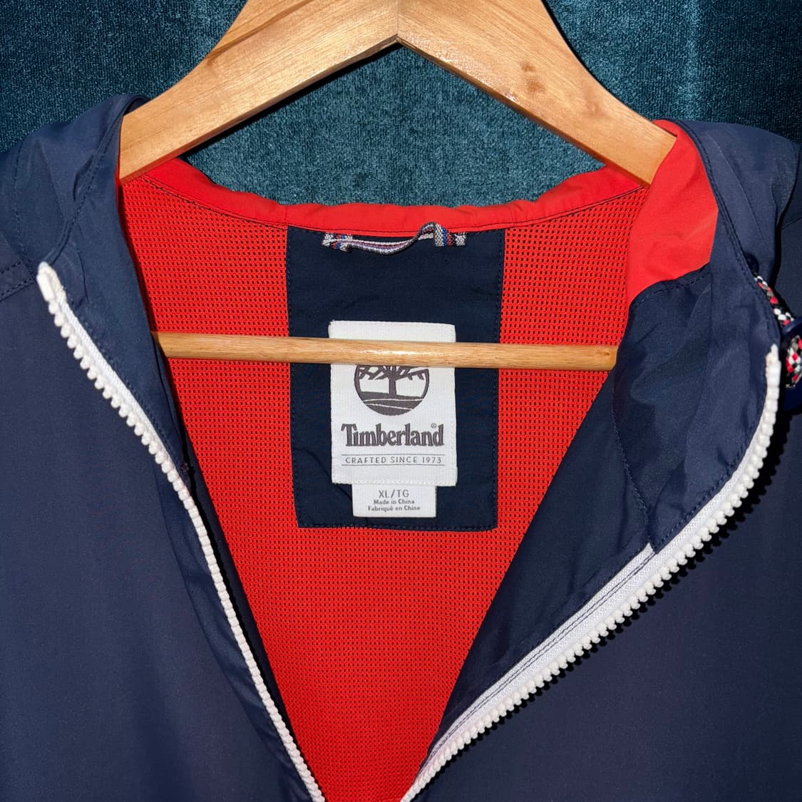 (XL) 팀버랜드 네이비 후드 바람막이 자켓 상품이미지3