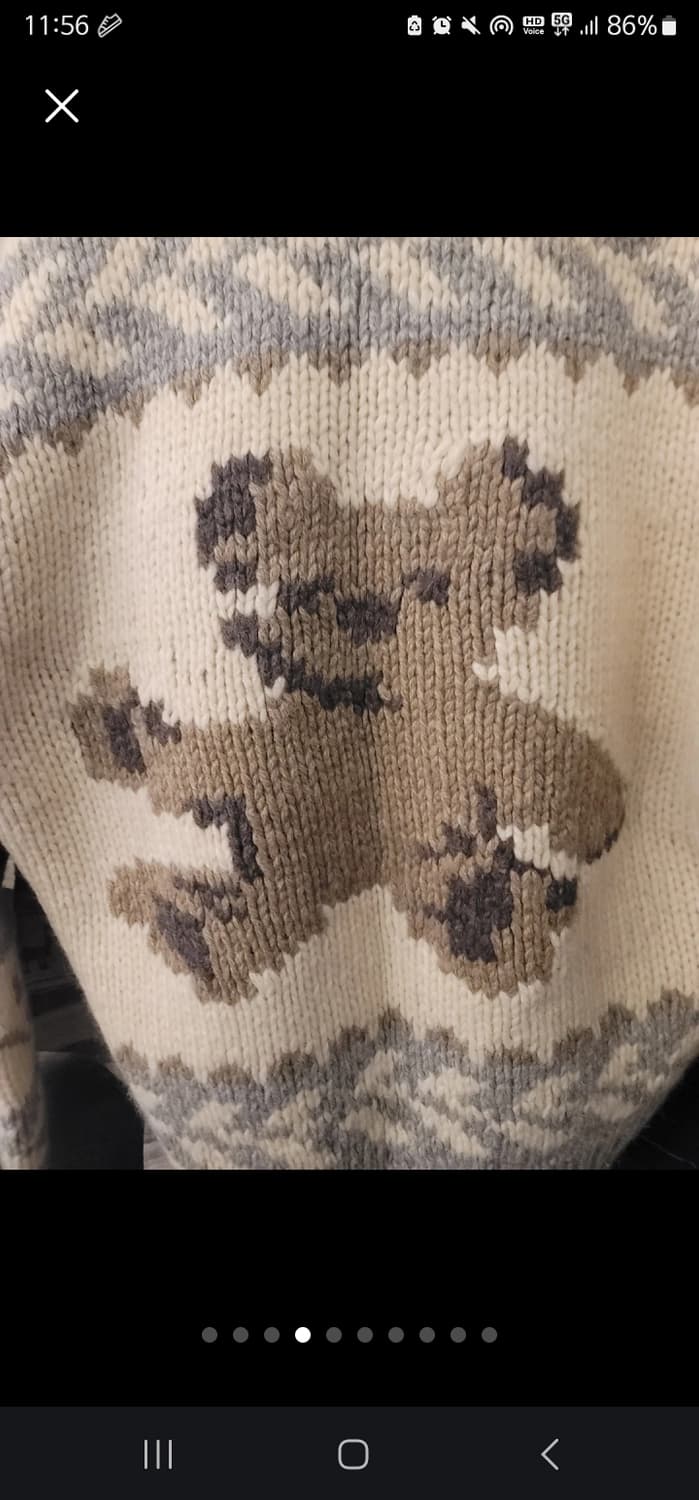 곰돌이 코위챤 Tabloid 타블로이드 니트 상품이미지3