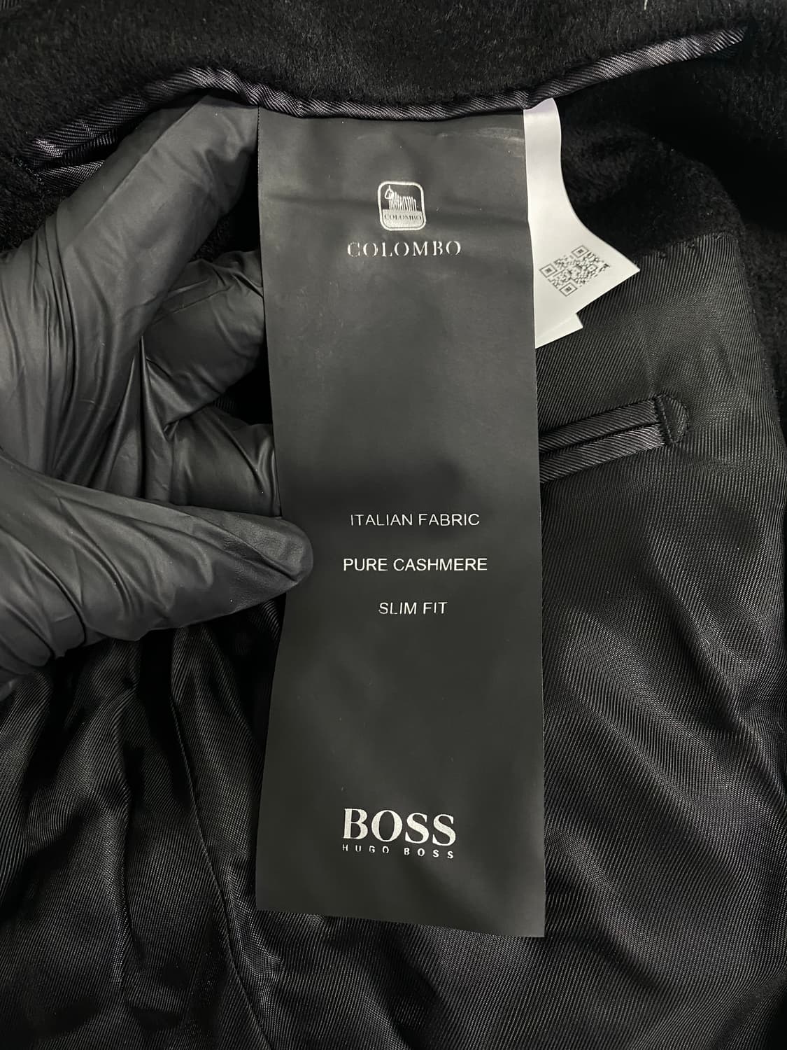휴고보스 HUGO BOSS 콜롬보 캐시미어 100 스티치 코트 46 상품이미지5
