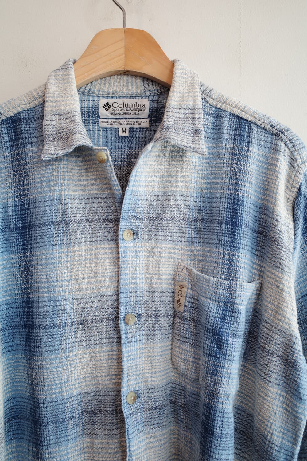 Columbia 콜럼비아 체크패턴 셔츠 (MADE IN INDIA) 상품이미지2