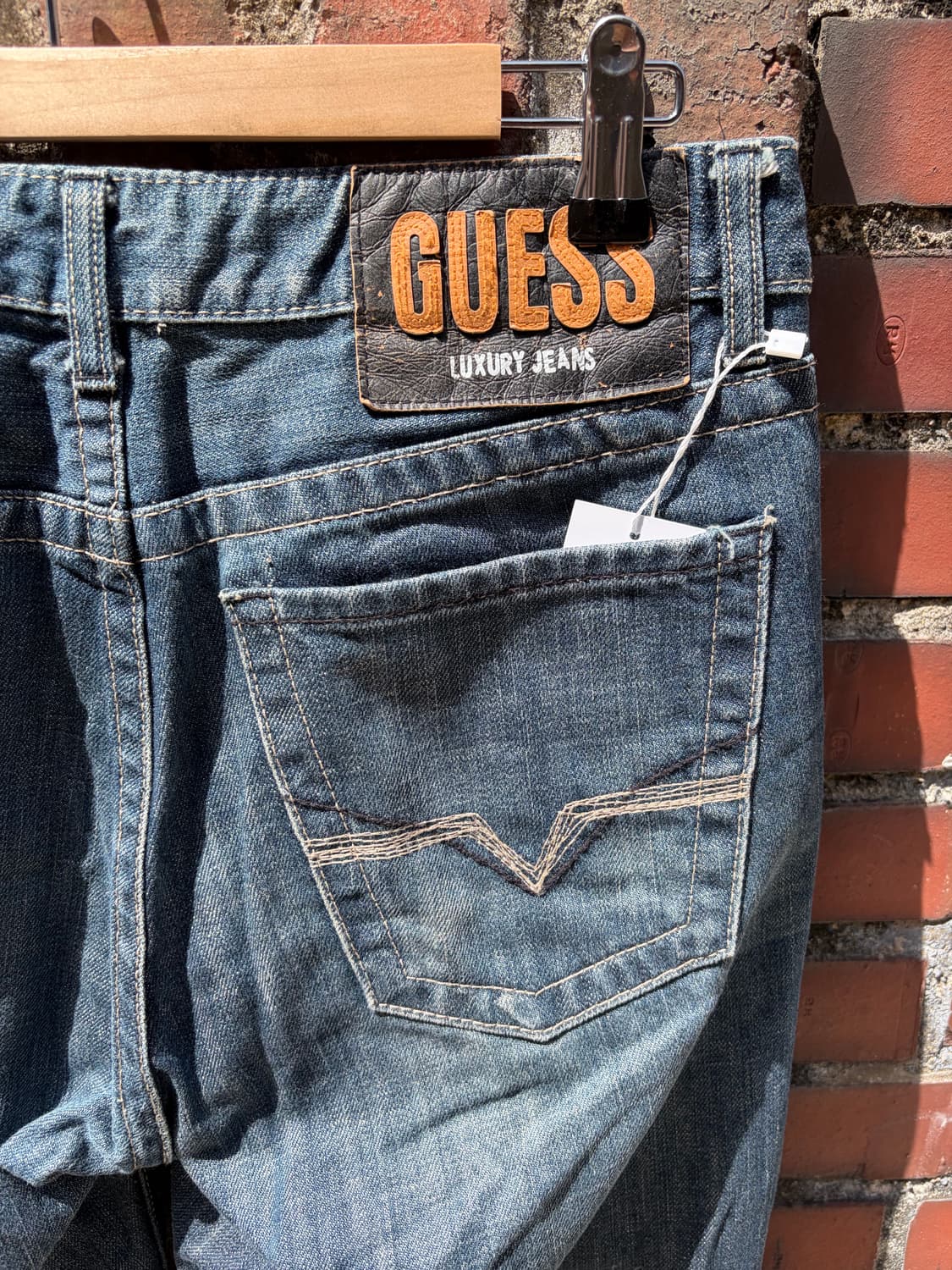 GUESS 빈티지 워시드 데님 팬츠 30  상품이미지4