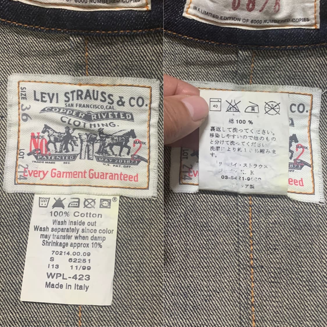 LEVIS by VISIONAIRE 31  BLUE 리바이스 비저네어 상품이미지9