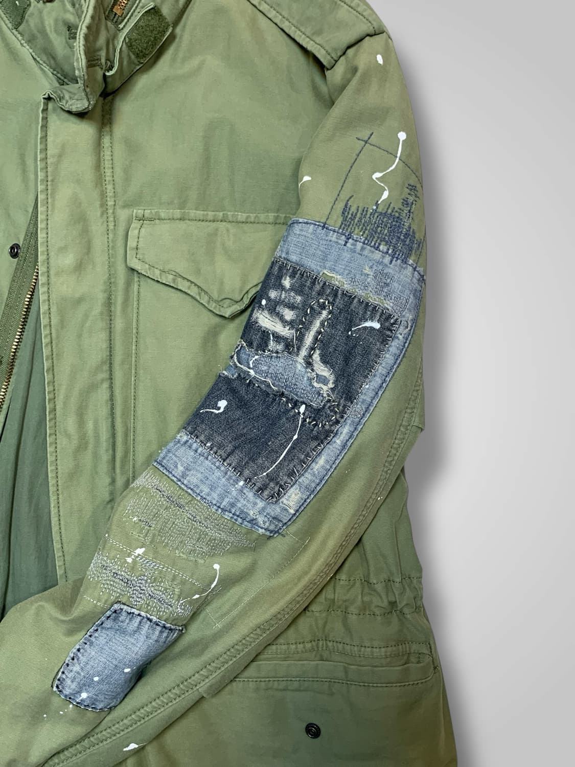 [M]폴로 데님앤서플라이 m65 패치워크 필드자켓 상품이미지5